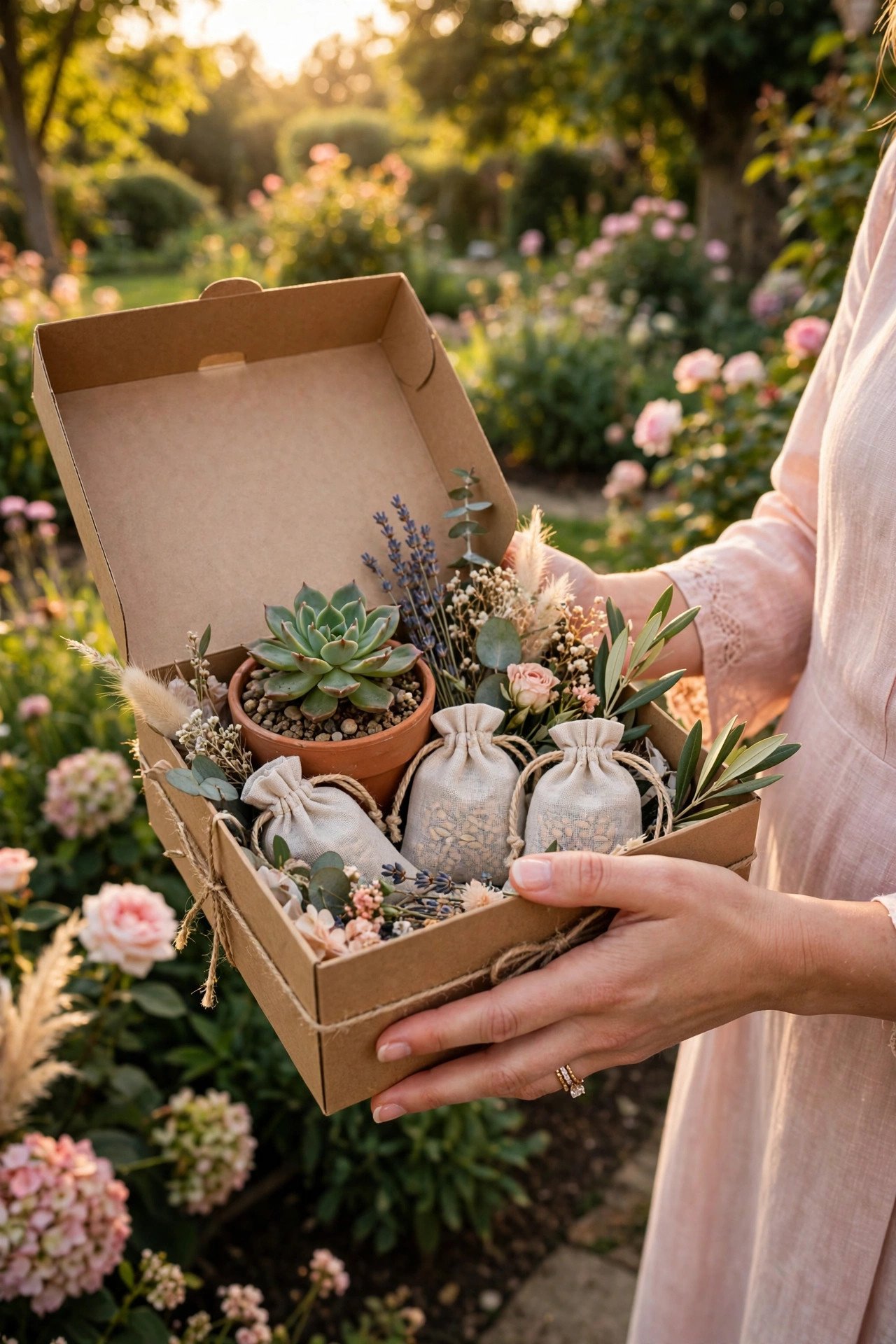 Garden Theme Proposal Box at a 2027 wedding celebration