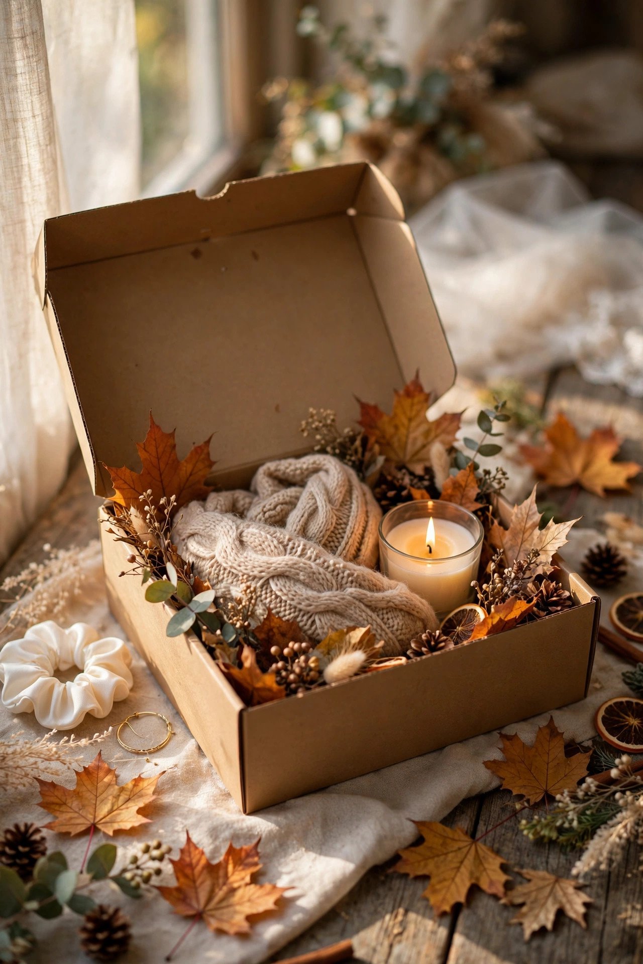 Cozy Fall Proposal Box at a 2027 wedding celebration