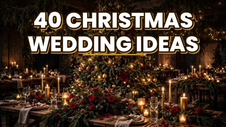 40 Christmas Wedding Ideas (2027)