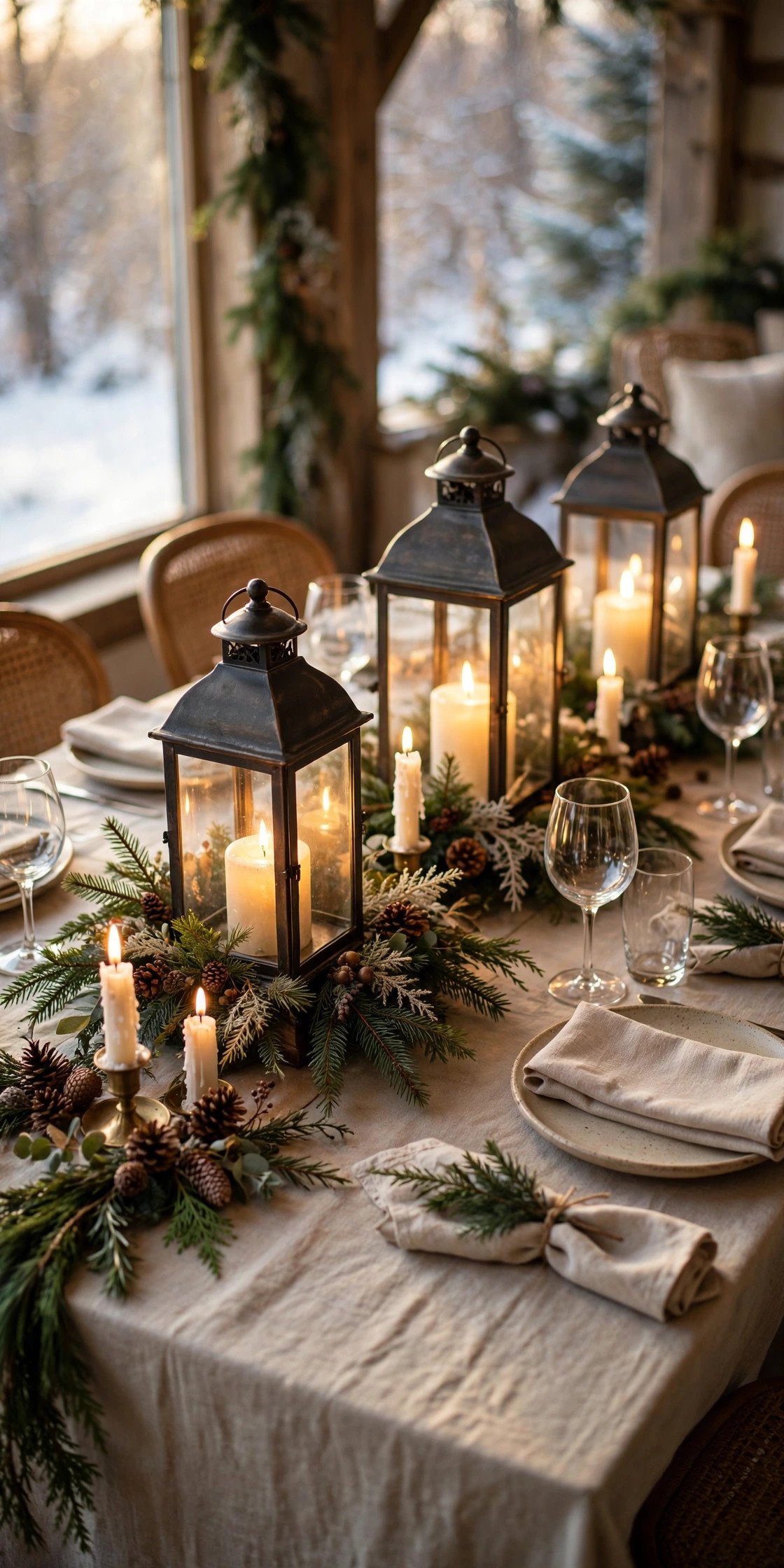 Lantern Centerpieces — winter wedding inspiration for a 2027 celebration