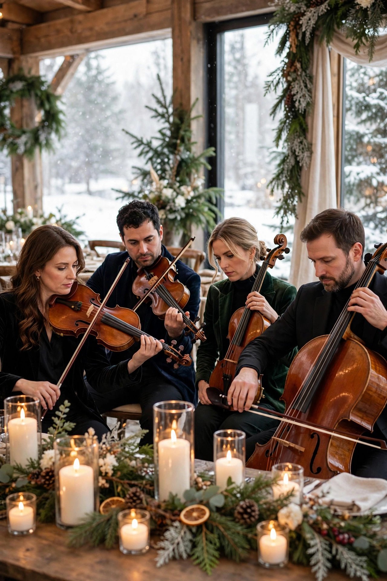String Quartet Classics — winter wedding inspiration for a 2027 celebration
