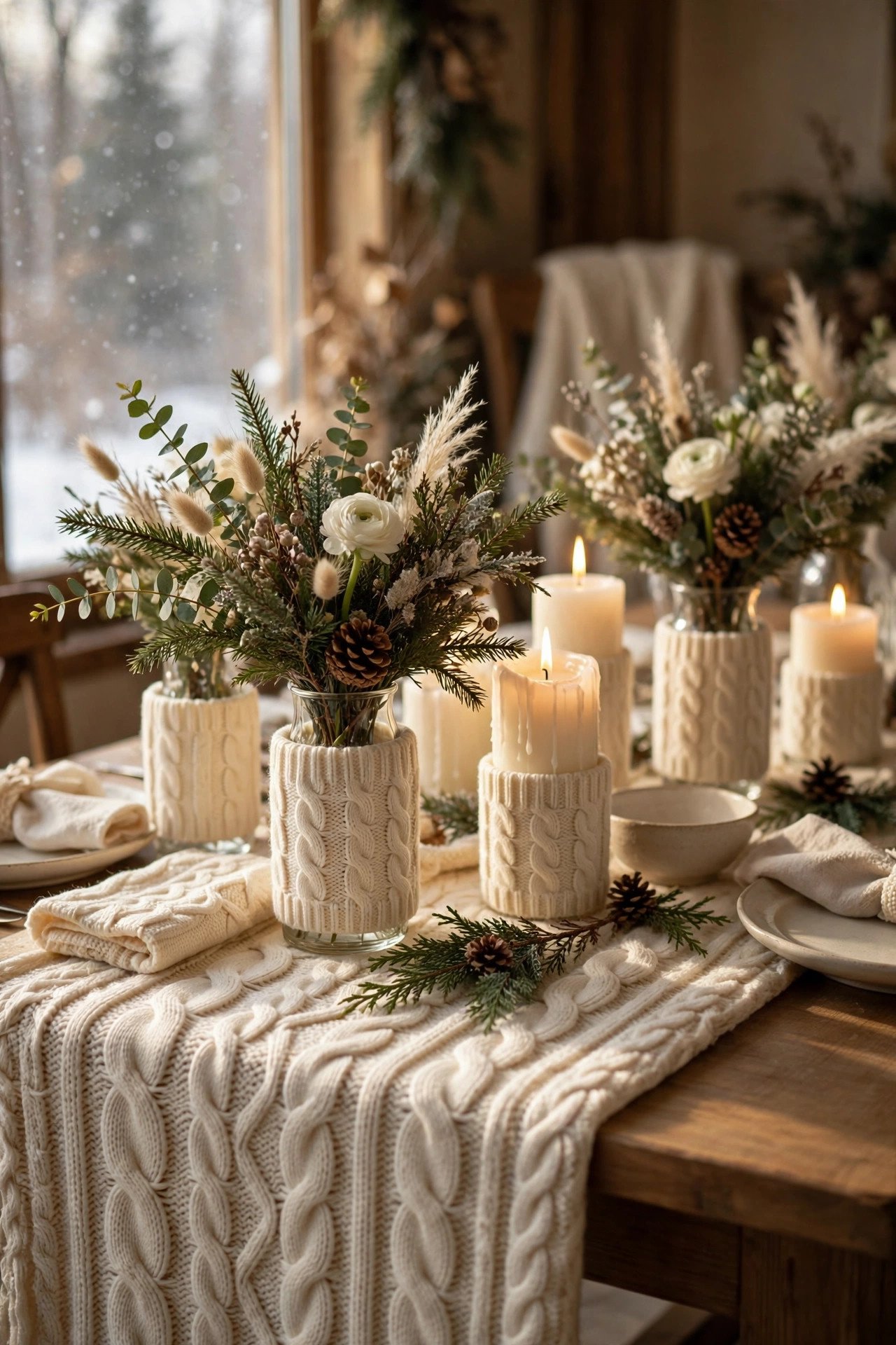 Cable-Knit Accents — winter wedding inspiration for a 2027 celebration