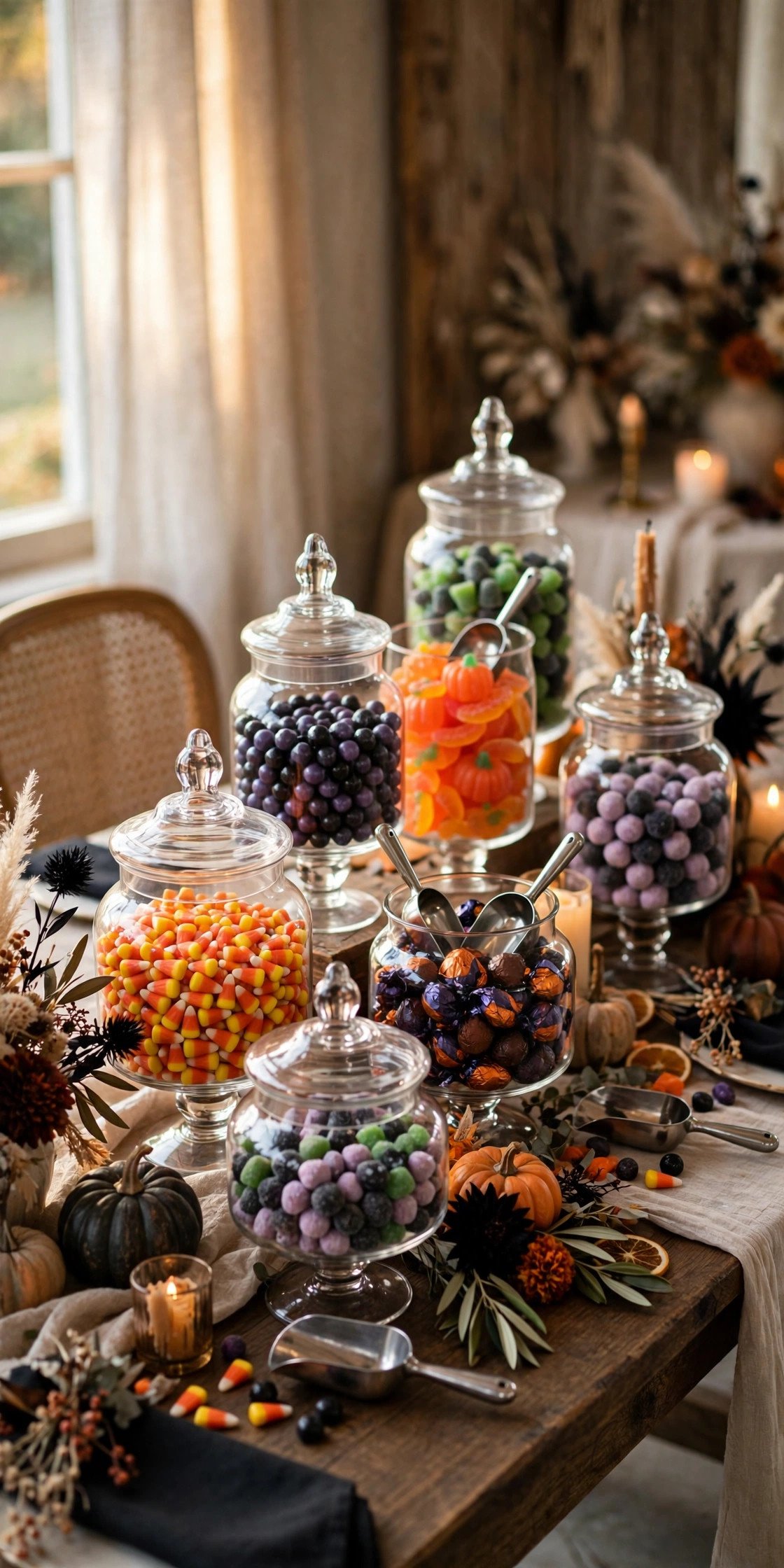 Trick-or-Treat Candy Bar — Halloween wedding inspiration for a 2027 celebration