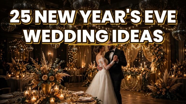 25 New Year’s Eve Wedding Ideas (2027)