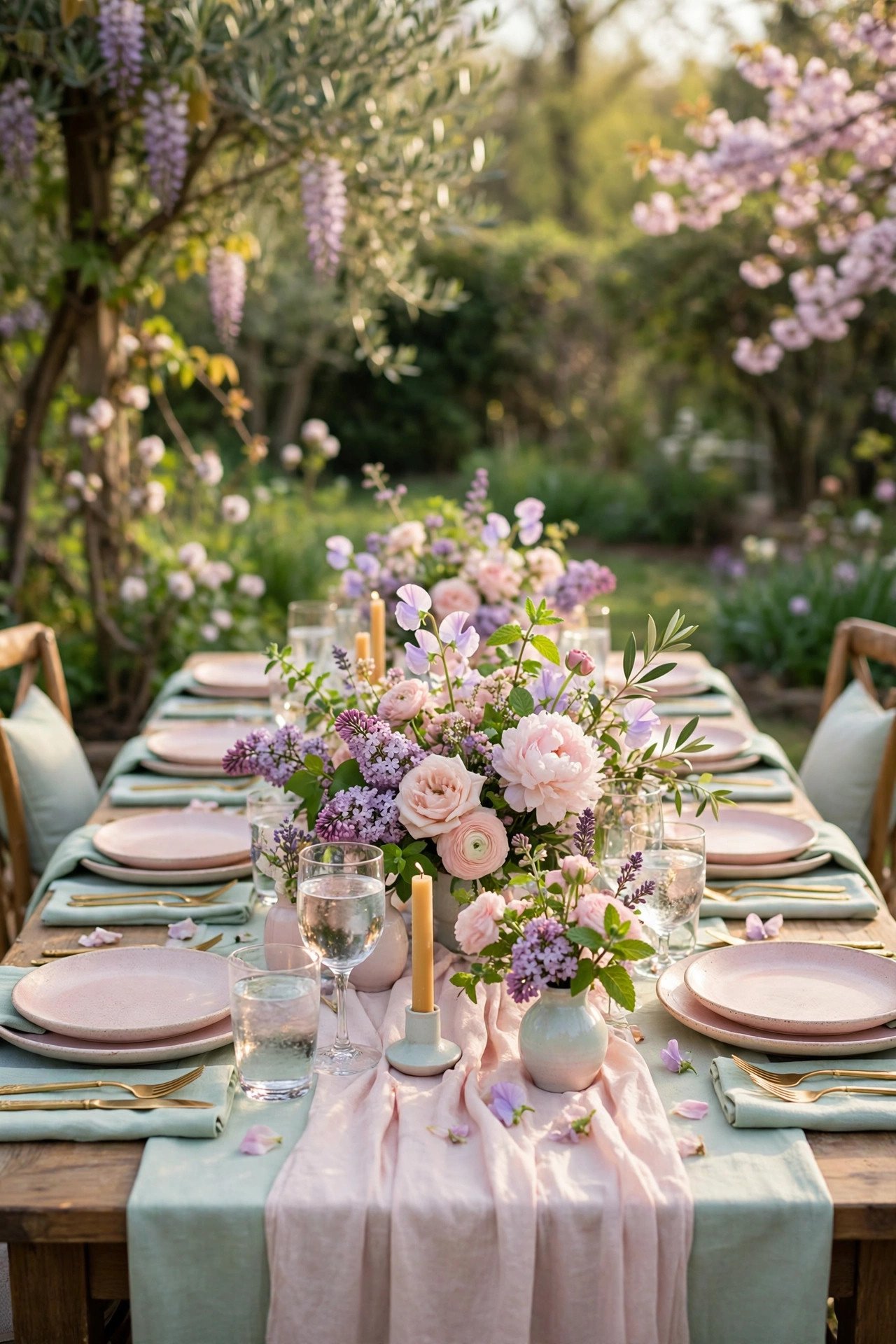 Pastel Color Palette — spring wedding inspiration for a 2027 celebration