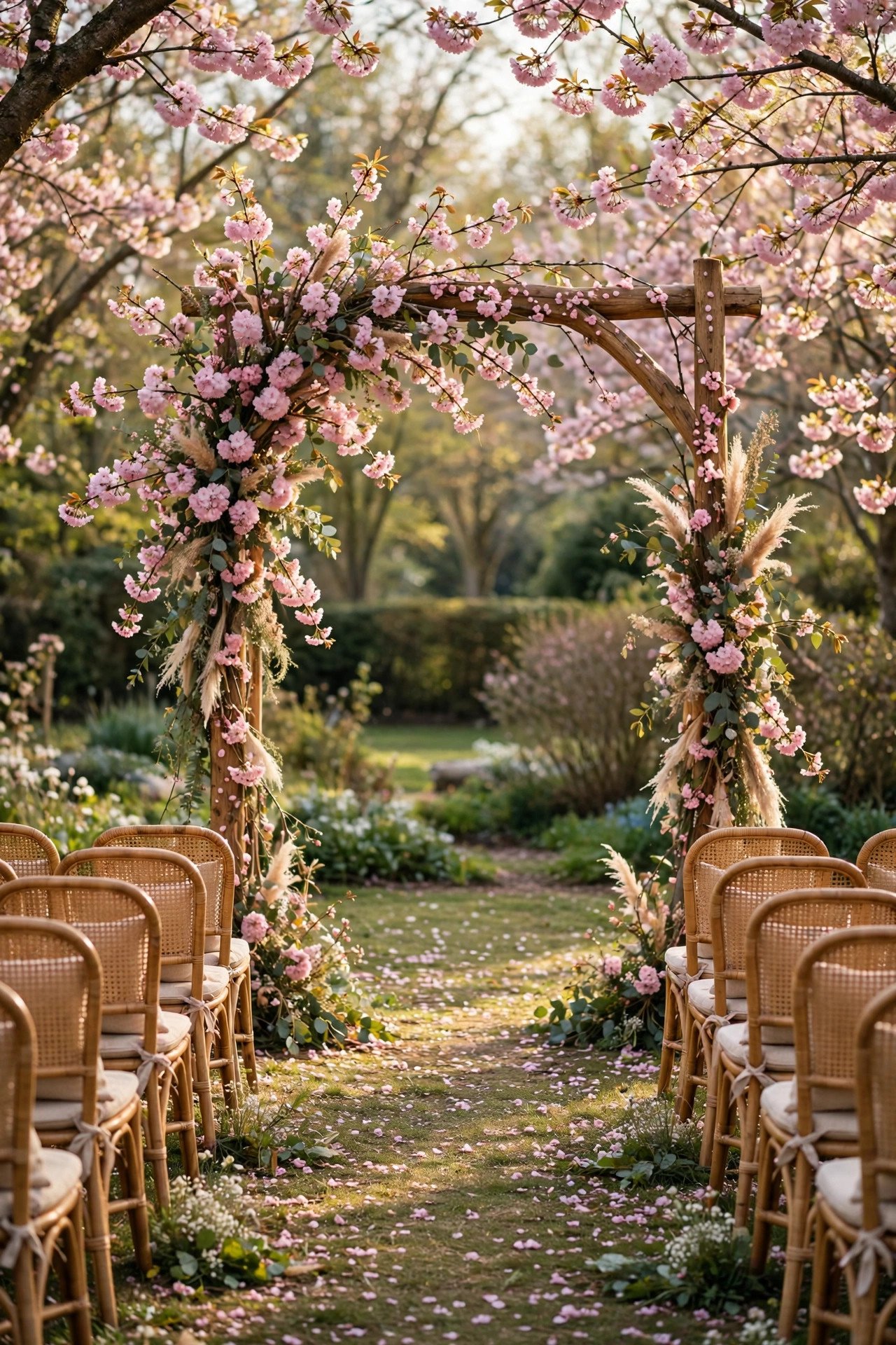 Cherry Blossom Accents — spring wedding inspiration for a 2027 celebration