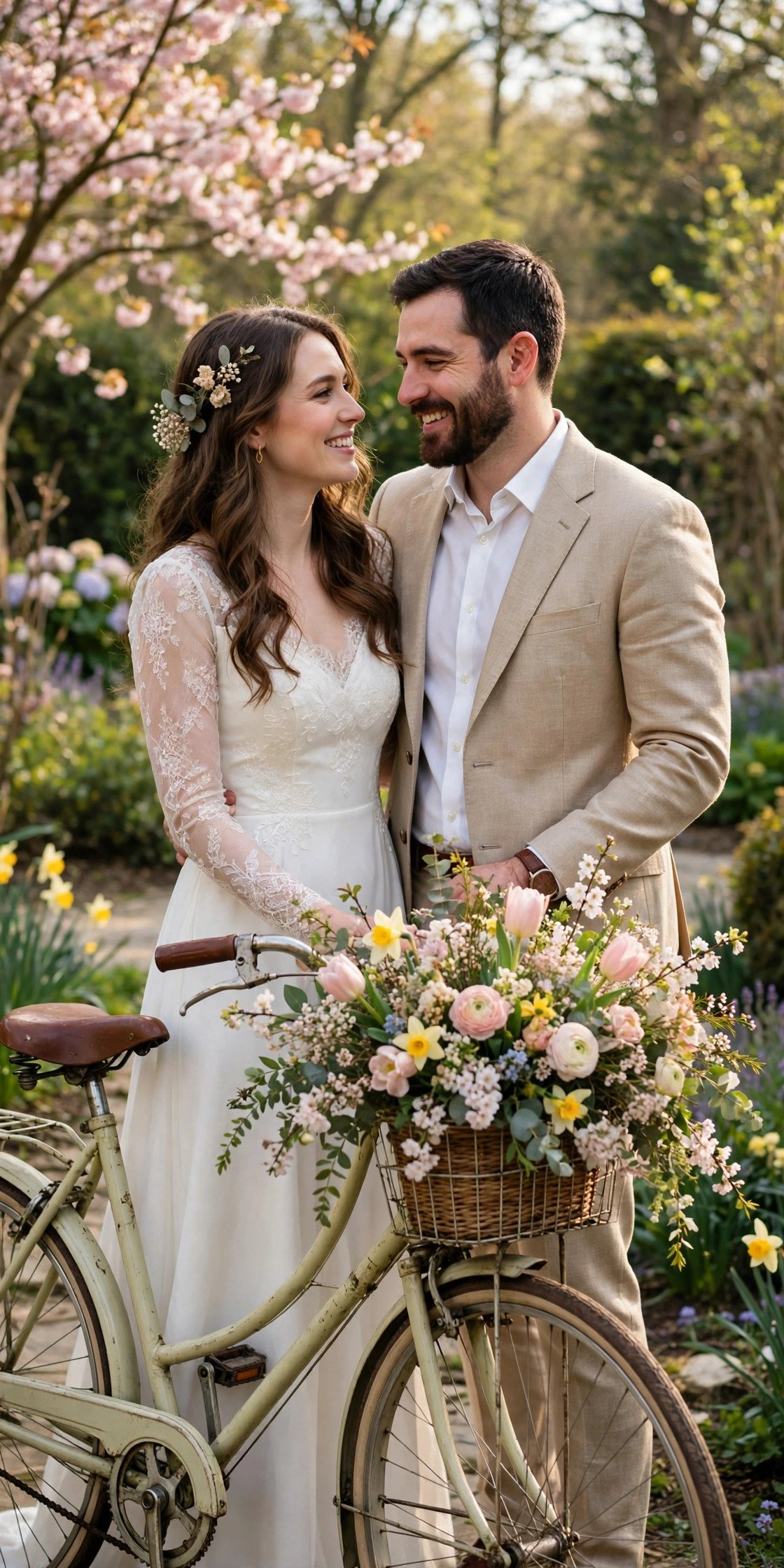 Vintage Bicycle Photo Prop — spring wedding inspiration for a 2027 celebration