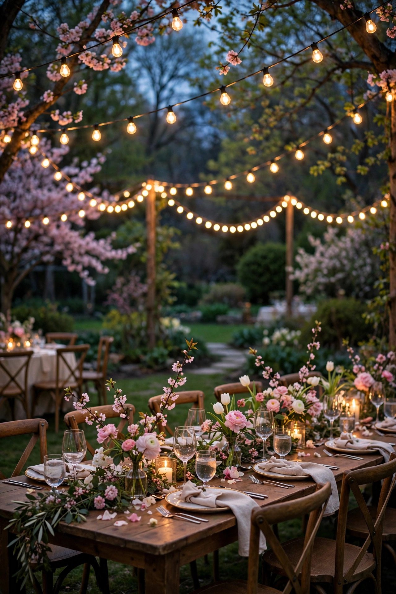 Outdoor String Lights — spring wedding inspiration for a 2027 celebration