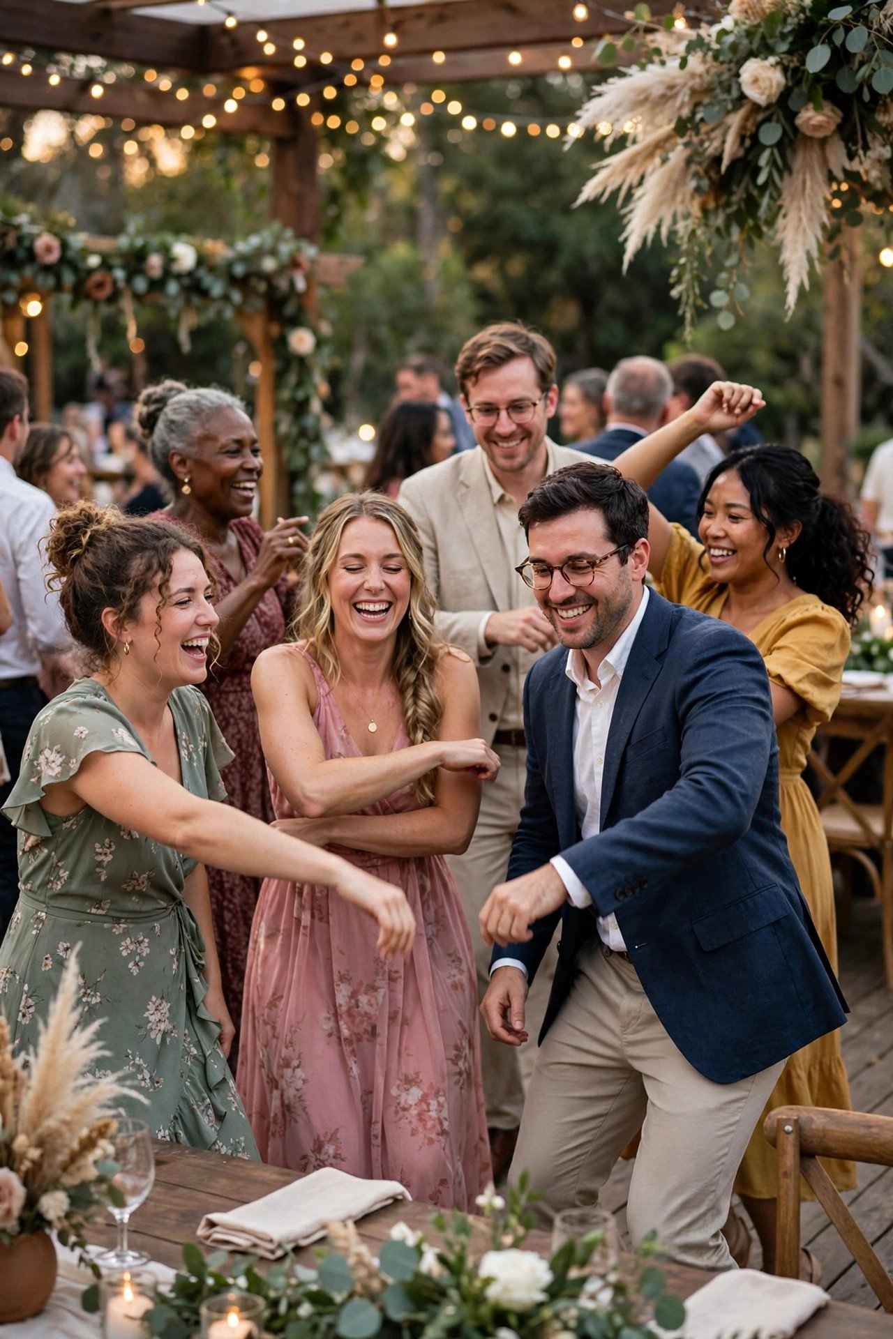 Wedding guests dancing to Watch Me (Whip/Nae Nae) – Silentó at a reception