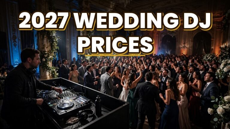 2027 Wedding DJ Prices