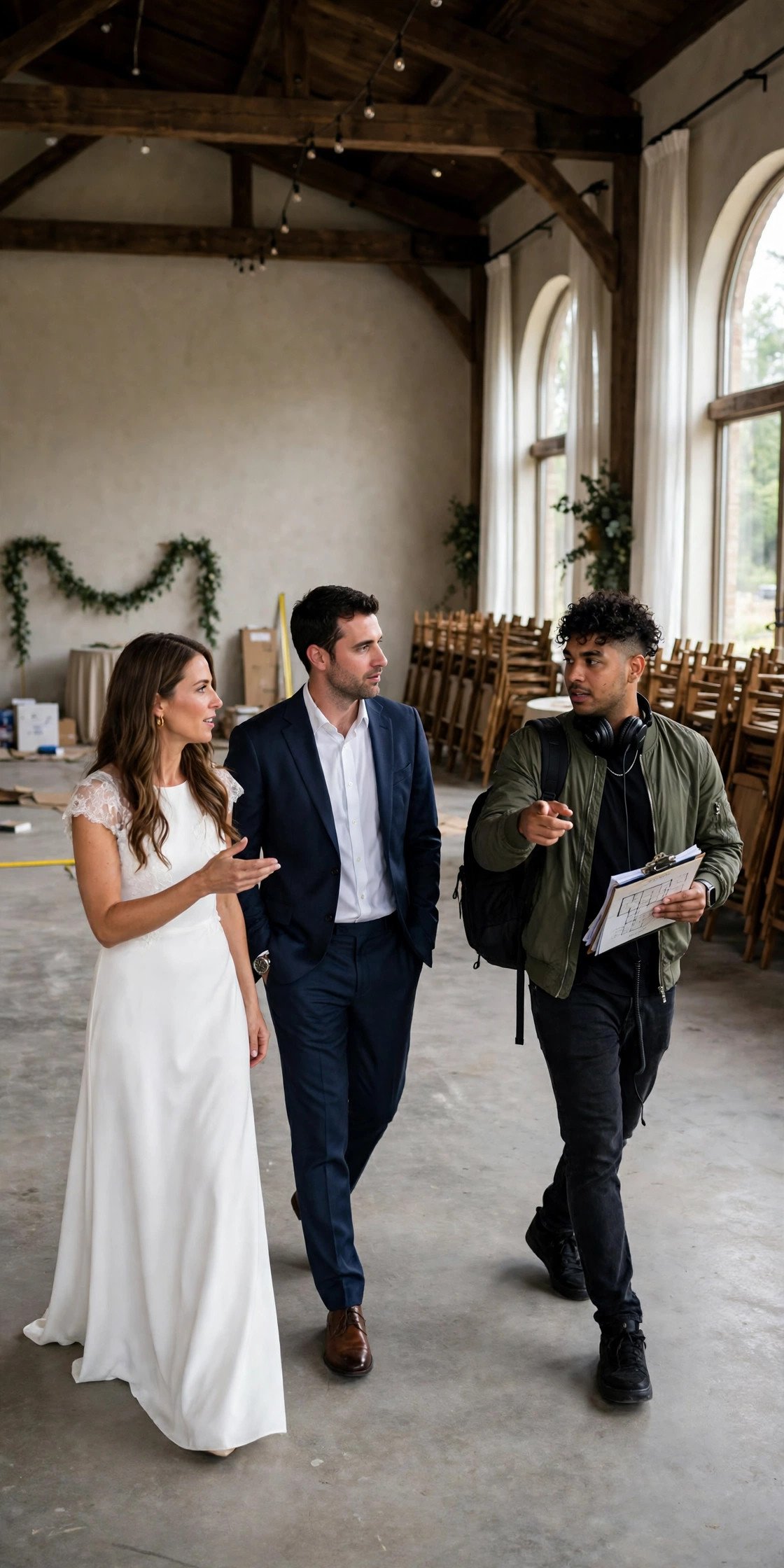 Wedding reception moment: no Venue Walkthrough Willingness