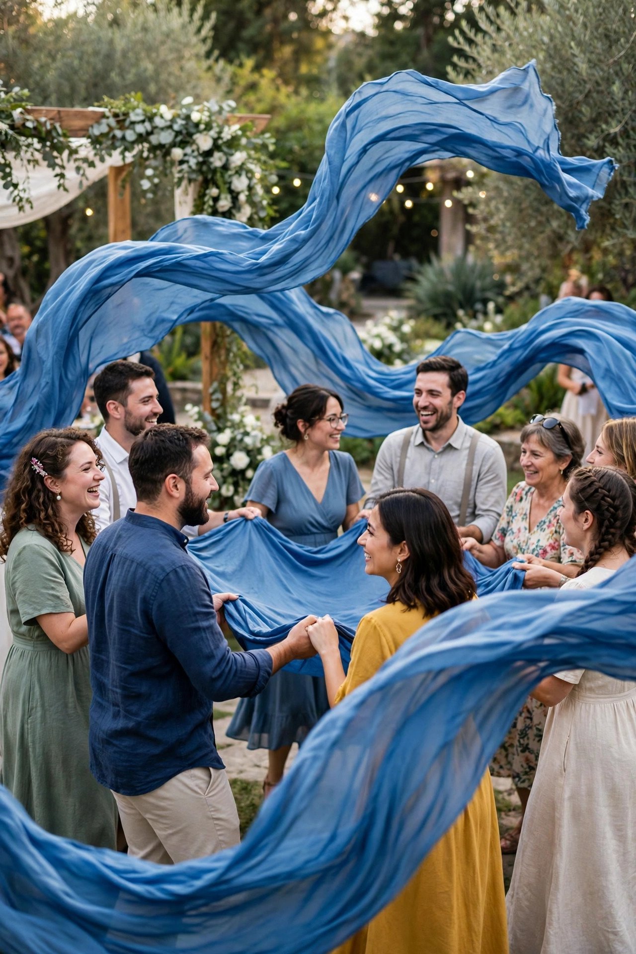 Wedding reception moment: mayim Mayim (Water Dance)