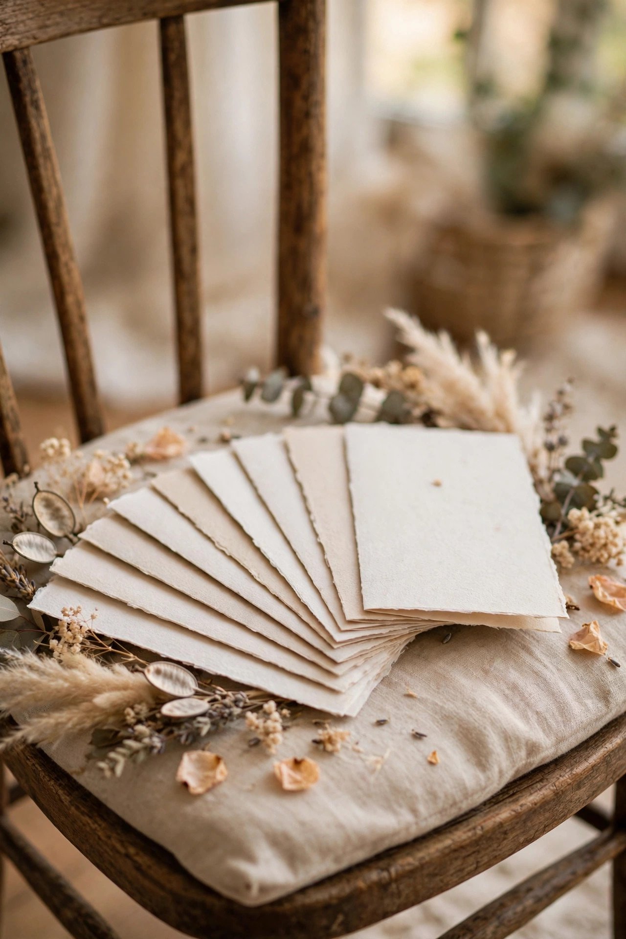 Ceremony program with a ring warming explanation