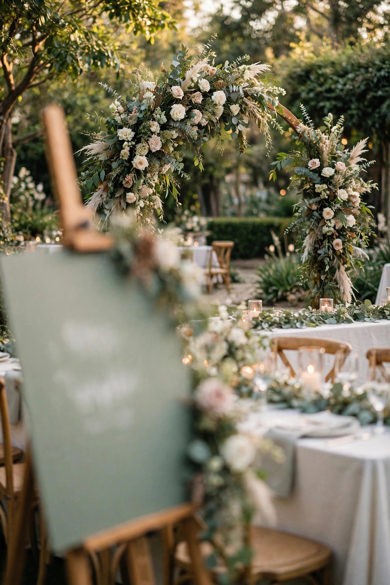 Wedding hashtag sign displaying MooreToBe