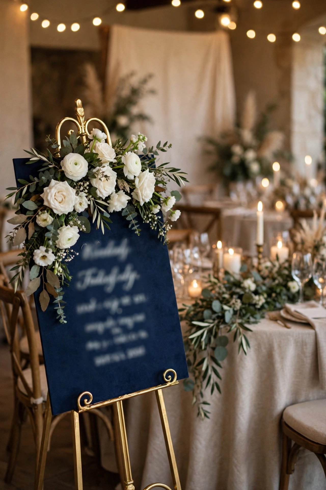 Wedding hashtag sign displaying JacksonToBe