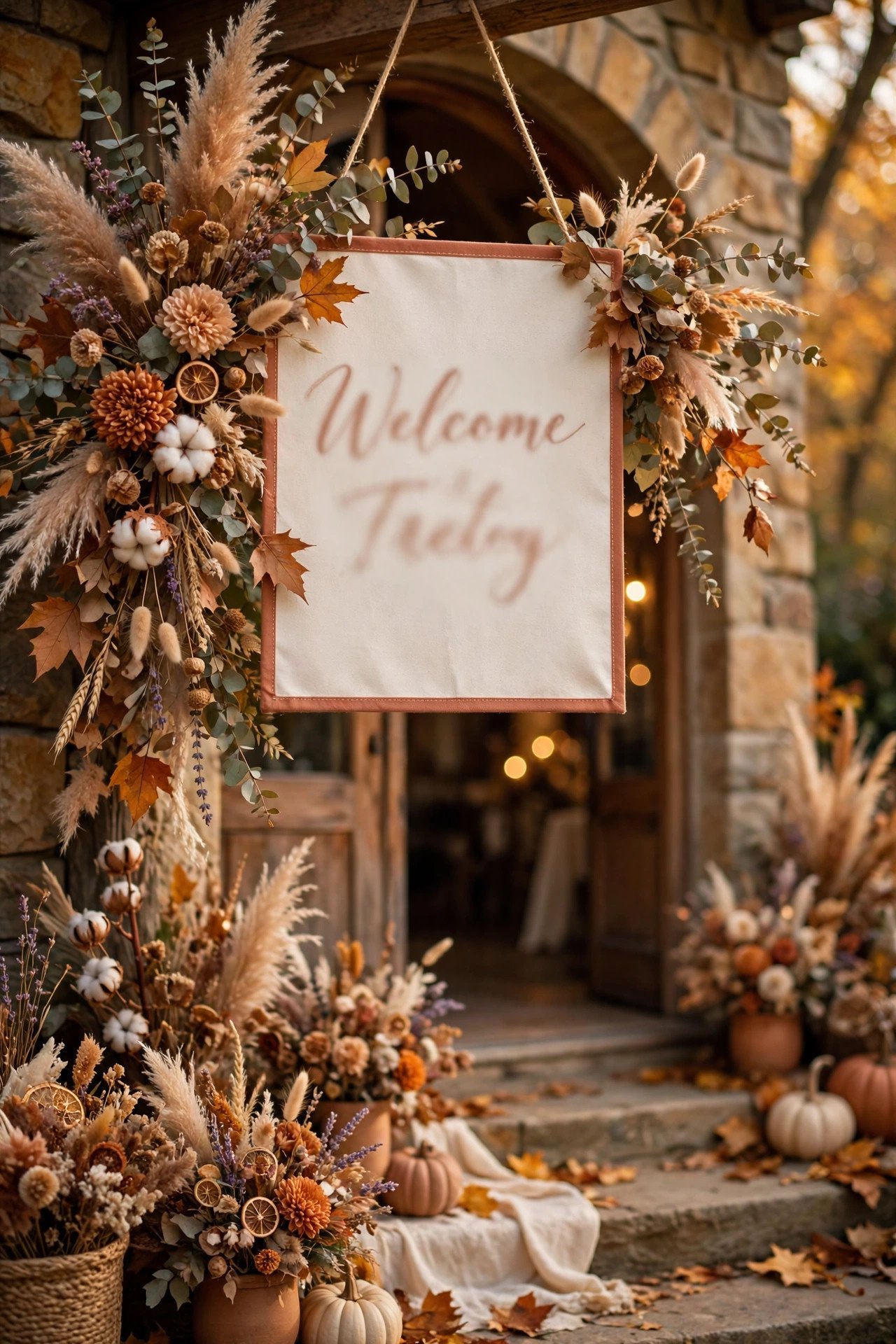 Wedding hashtag sign displaying HarrisToBe