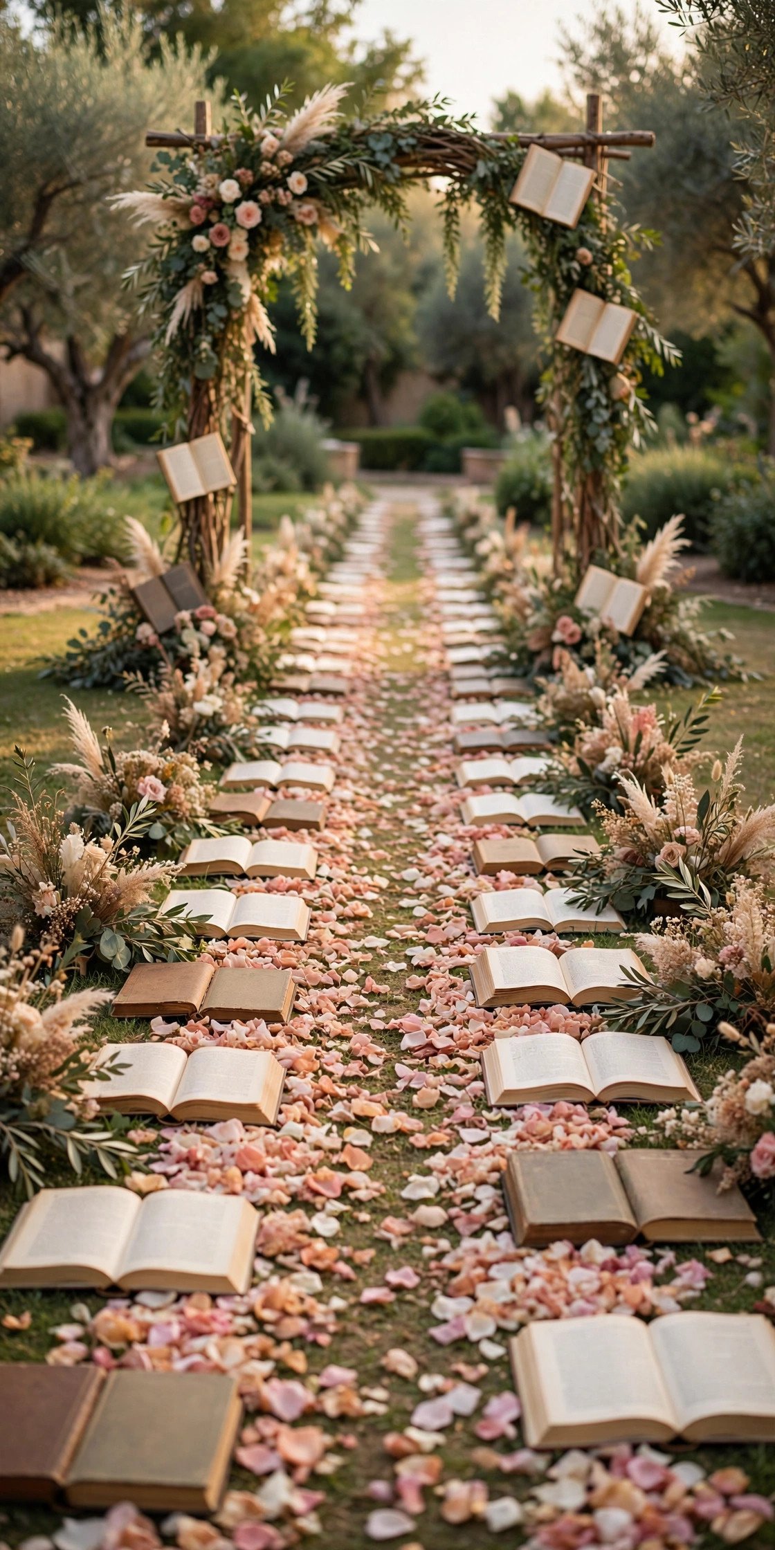 Wedding hashtag sign displaying TheWilsonChapterBegins