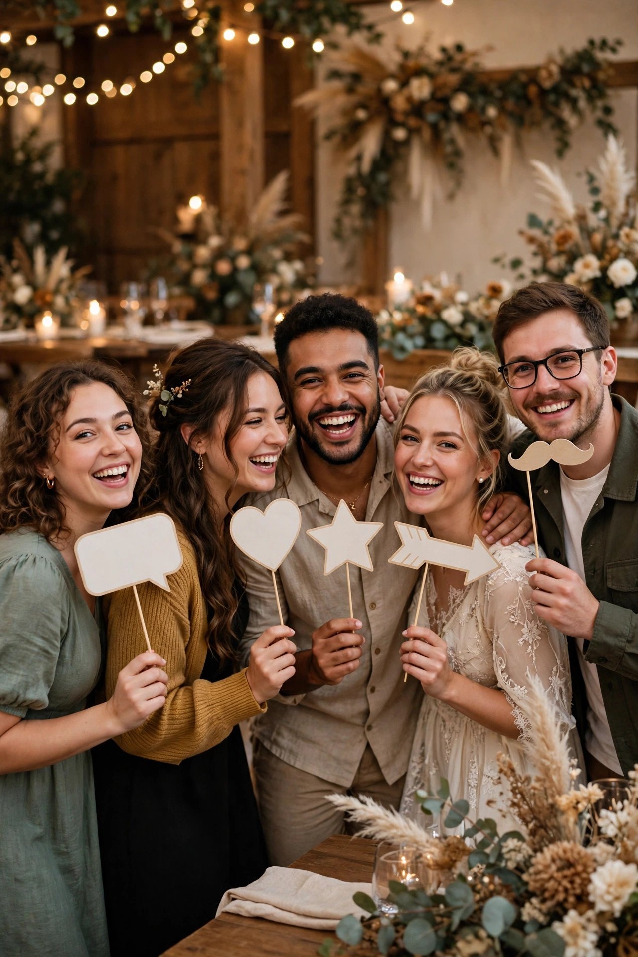Wedding hashtag sign displaying JohnsonAndCoForever