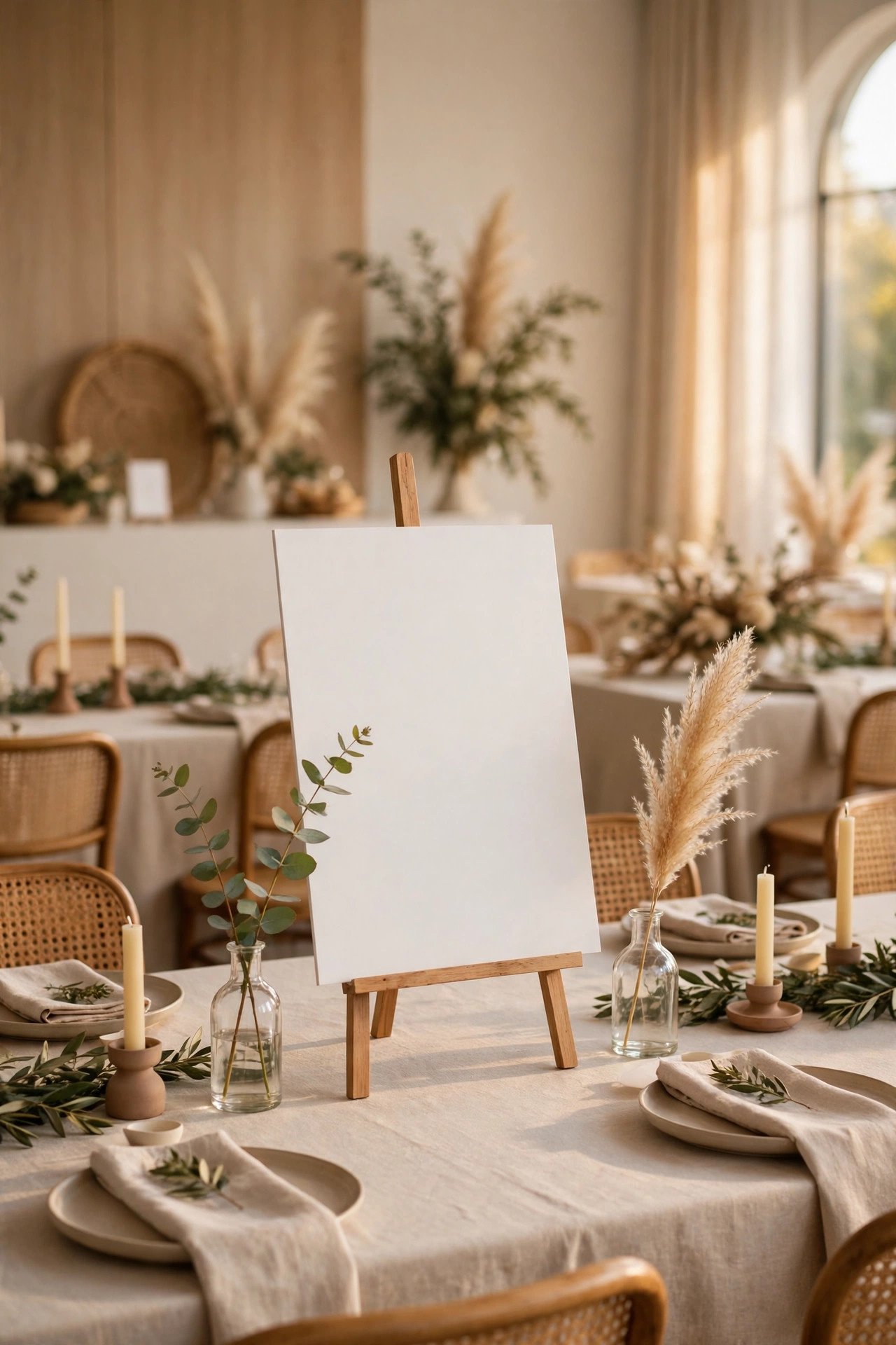 Wedding hashtag sign displaying ThompsonAndCoForever