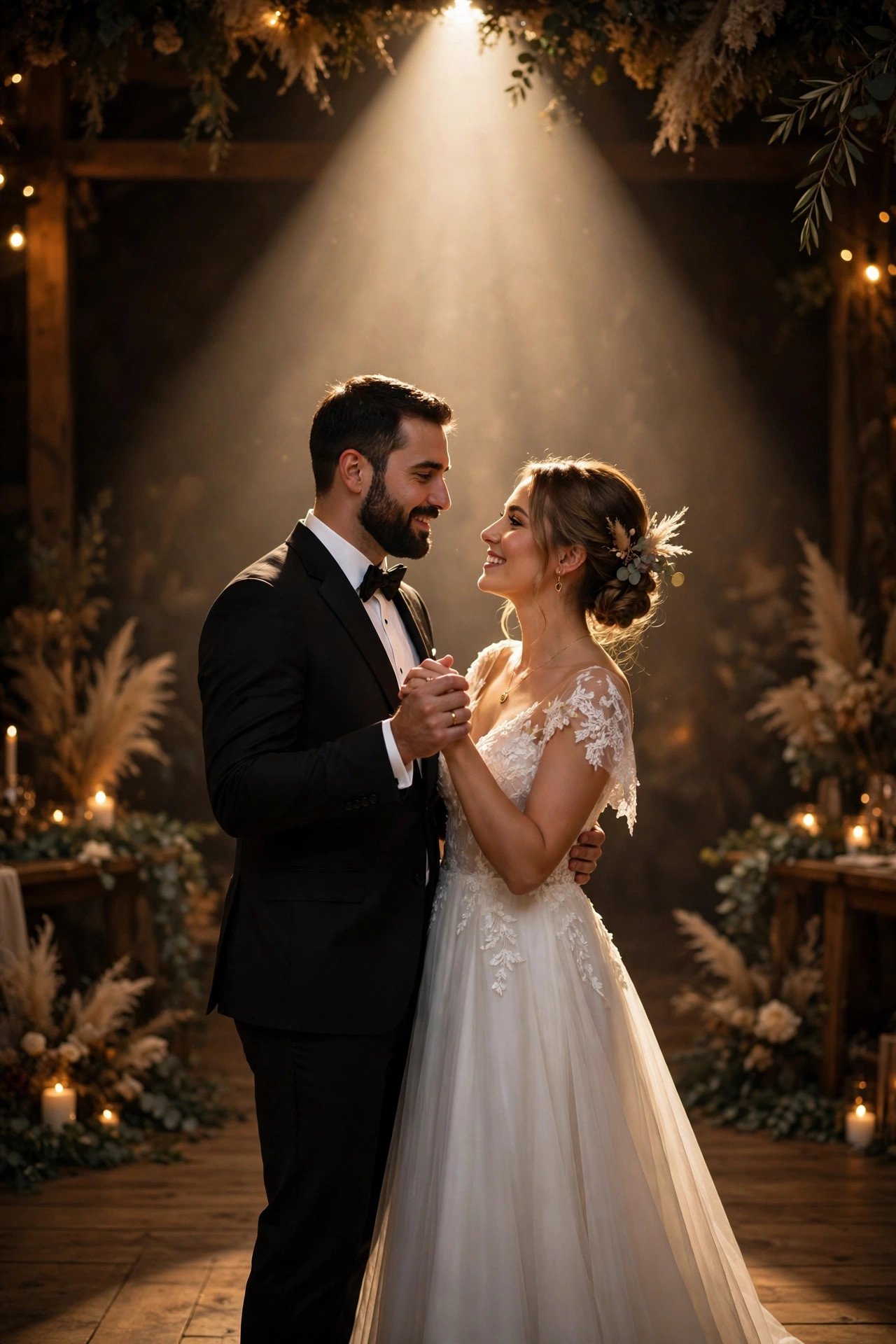 Wedding hashtag sign displaying MooreMeetsForever
