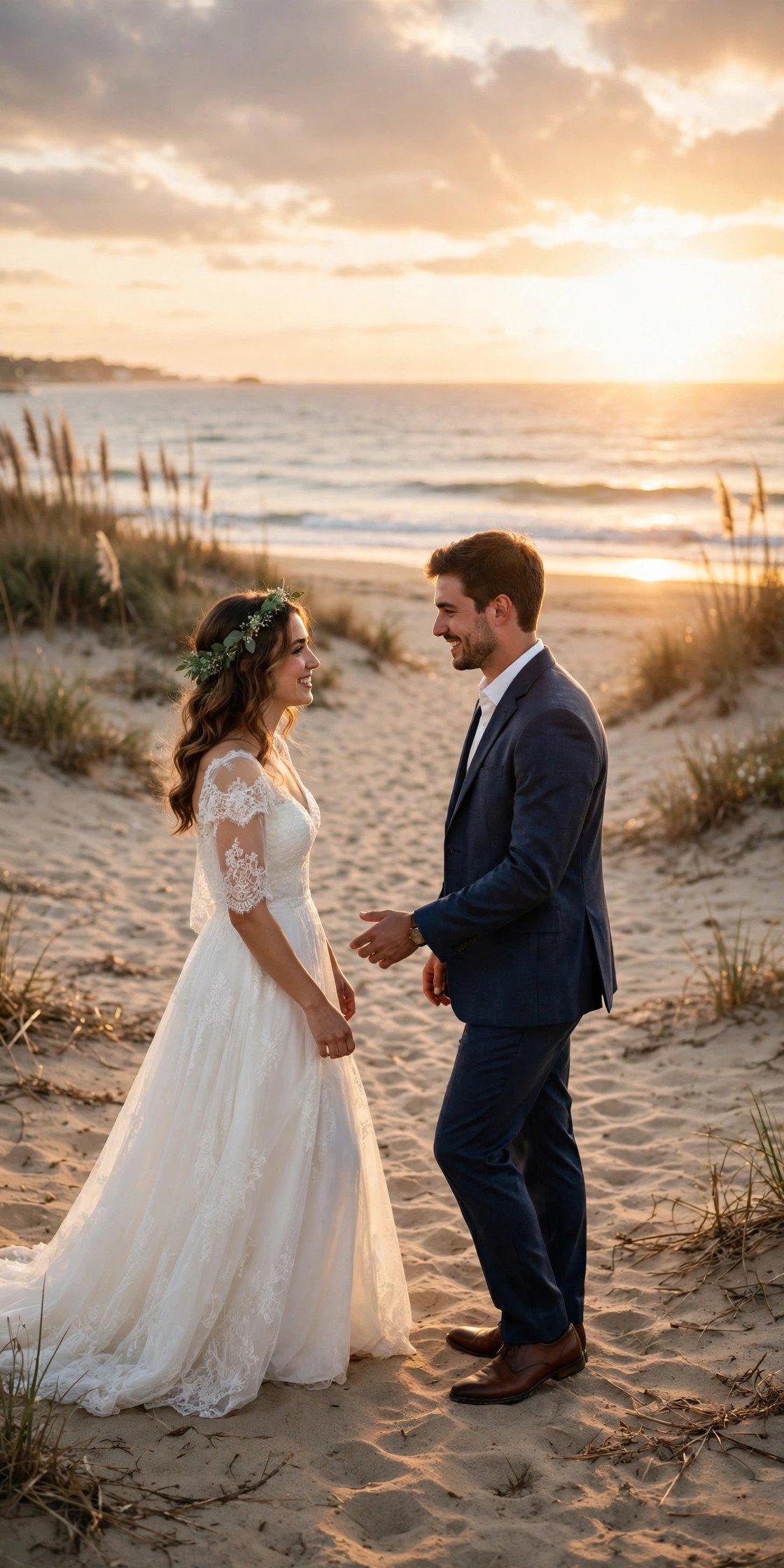 Wedding hashtag sign displaying ThomasMeetsForever