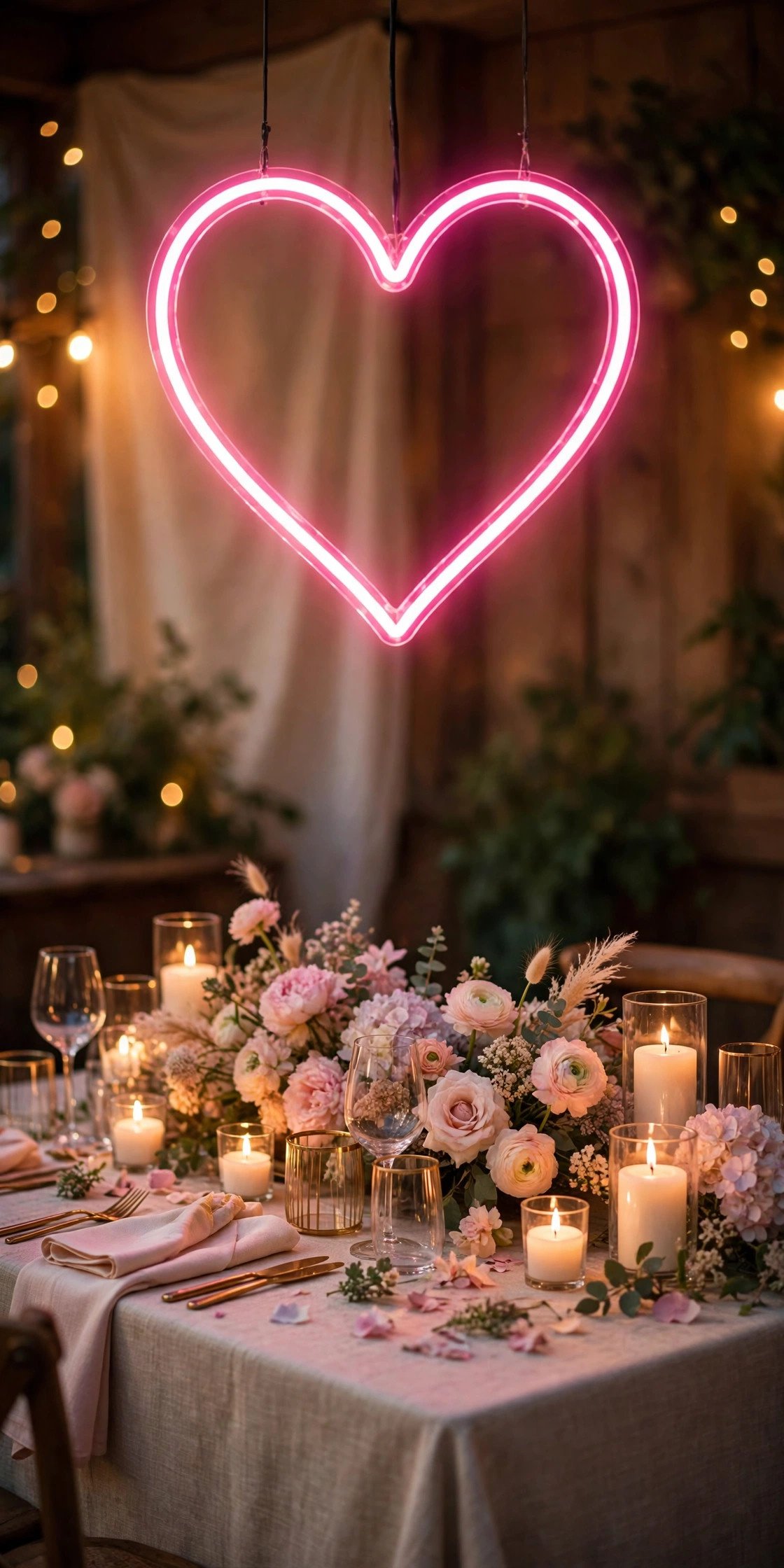 Wedding hashtag idea #CutenessOverloadHernandez shown on elegant reception signage