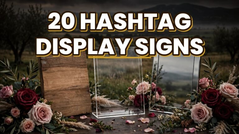 20 Hashtag Display Signs (2027)