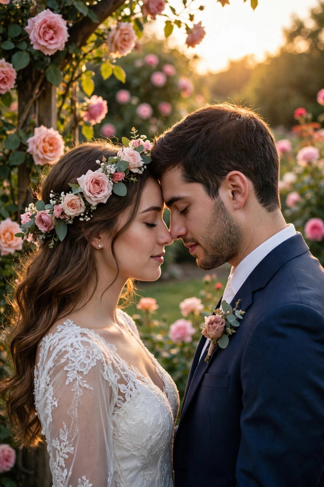 Wedding hashtag idea #AriaAndJohnForeverYours shown on elegant reception signage