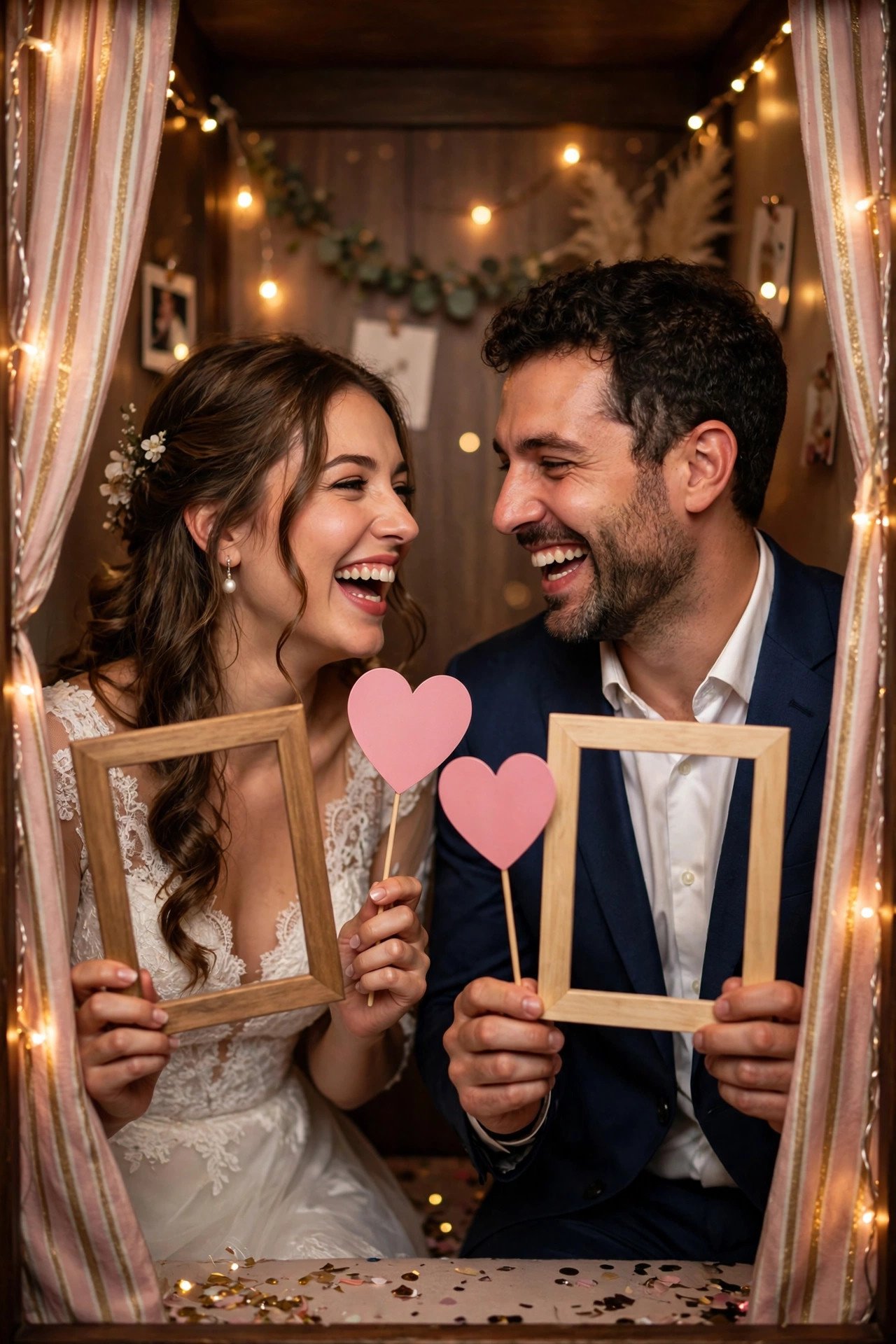 Wedding hashtag idea #JacksonWrittenInTheStars shown on elegant reception signage