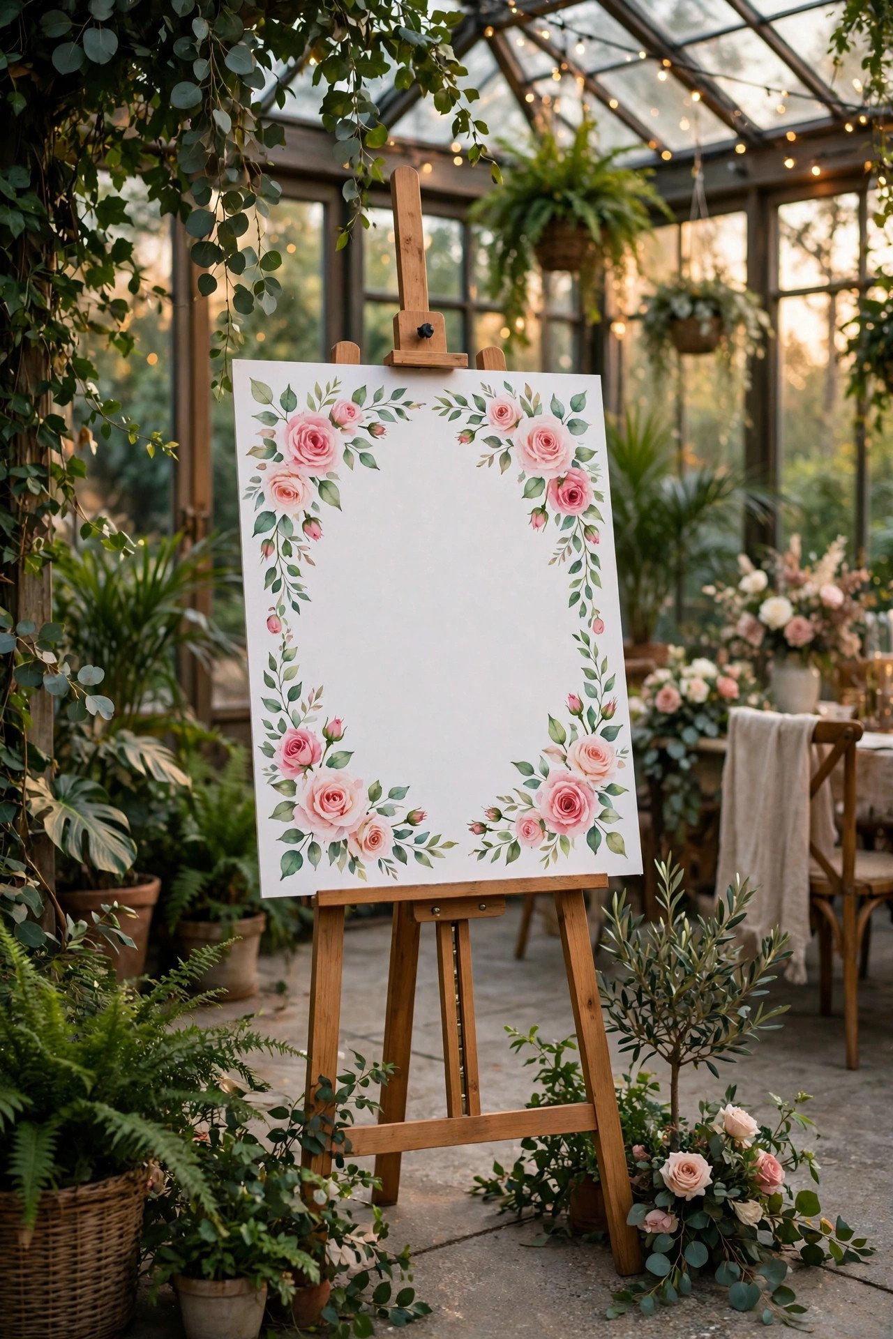Wedding hashtag idea #ForeverBeginsWithWalker shown on elegant reception signage