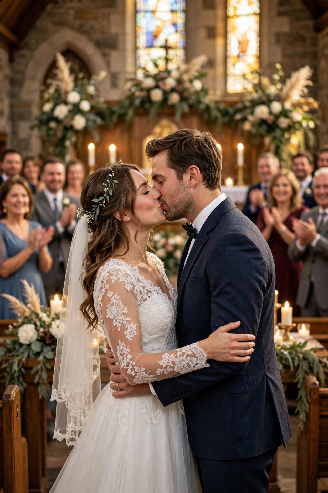 #KissTheBrideK — pucker up, politely.