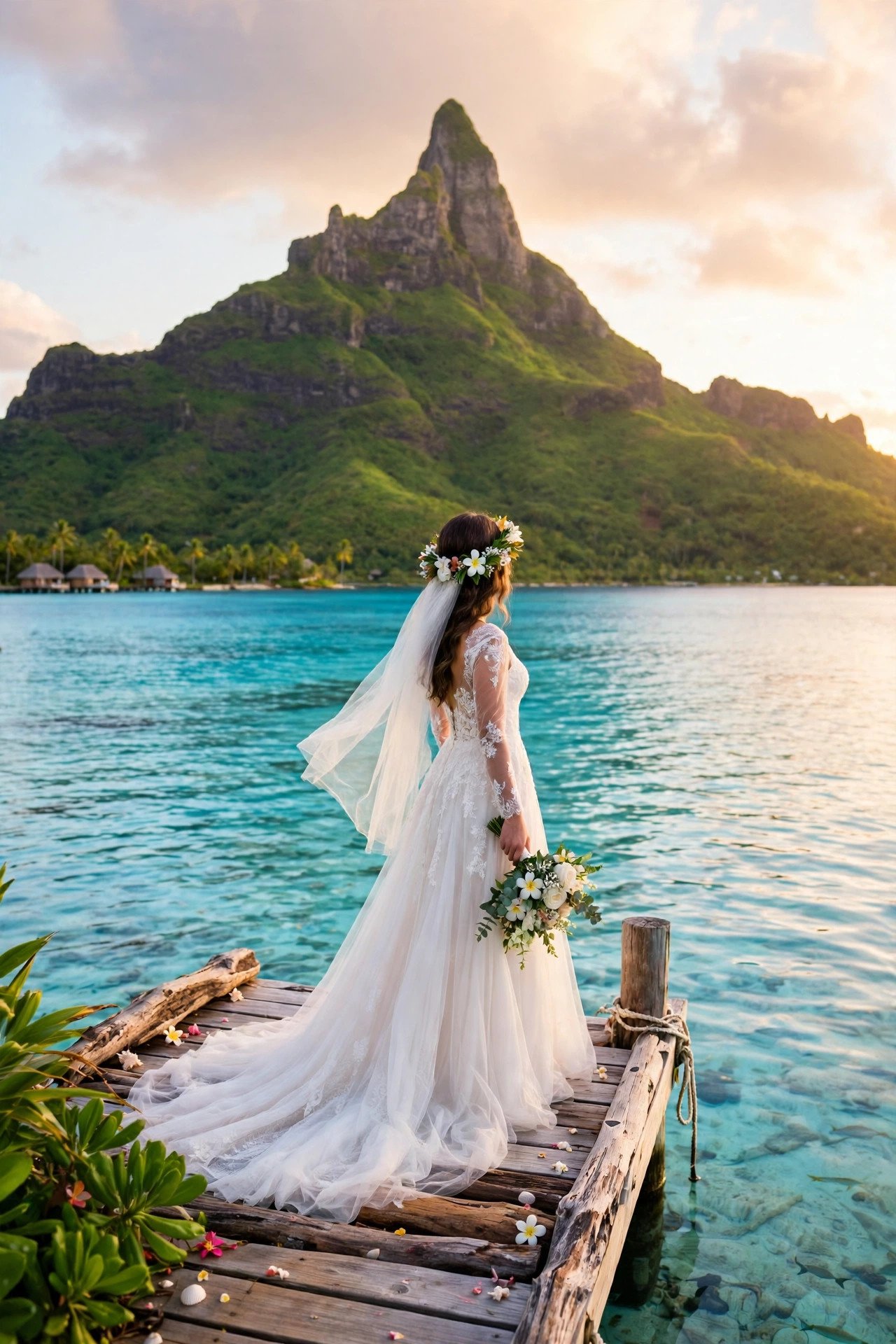 Bora Bora bride Bella — lagoon legend.
