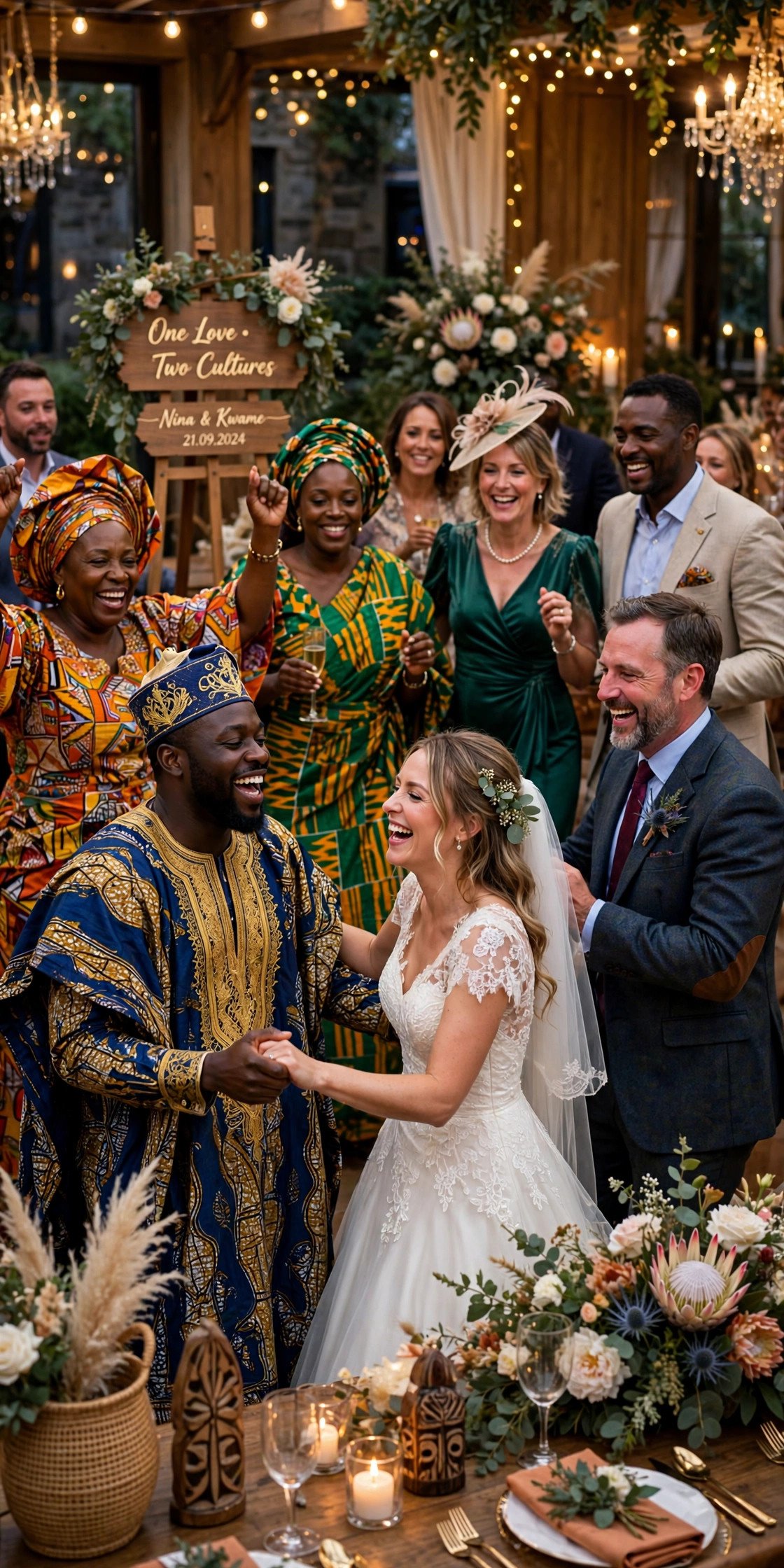 London to Lagos — one love, two parties.