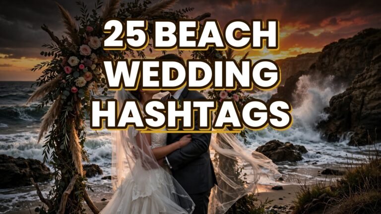 25 Beach Wedding Hashtags (2027)
