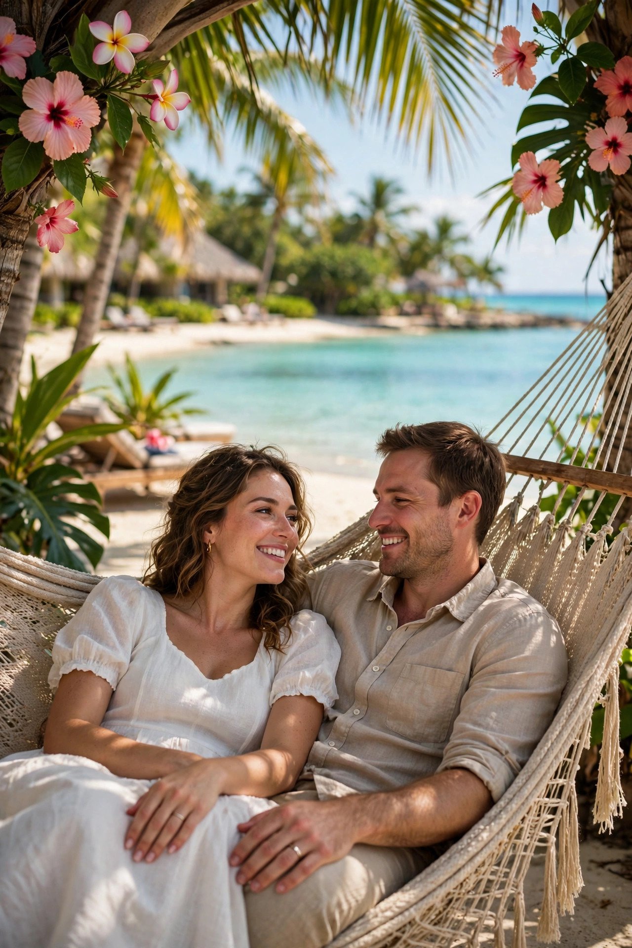Honeymoon photo post displaying the hashtag HoneymoonWithTheHarrises