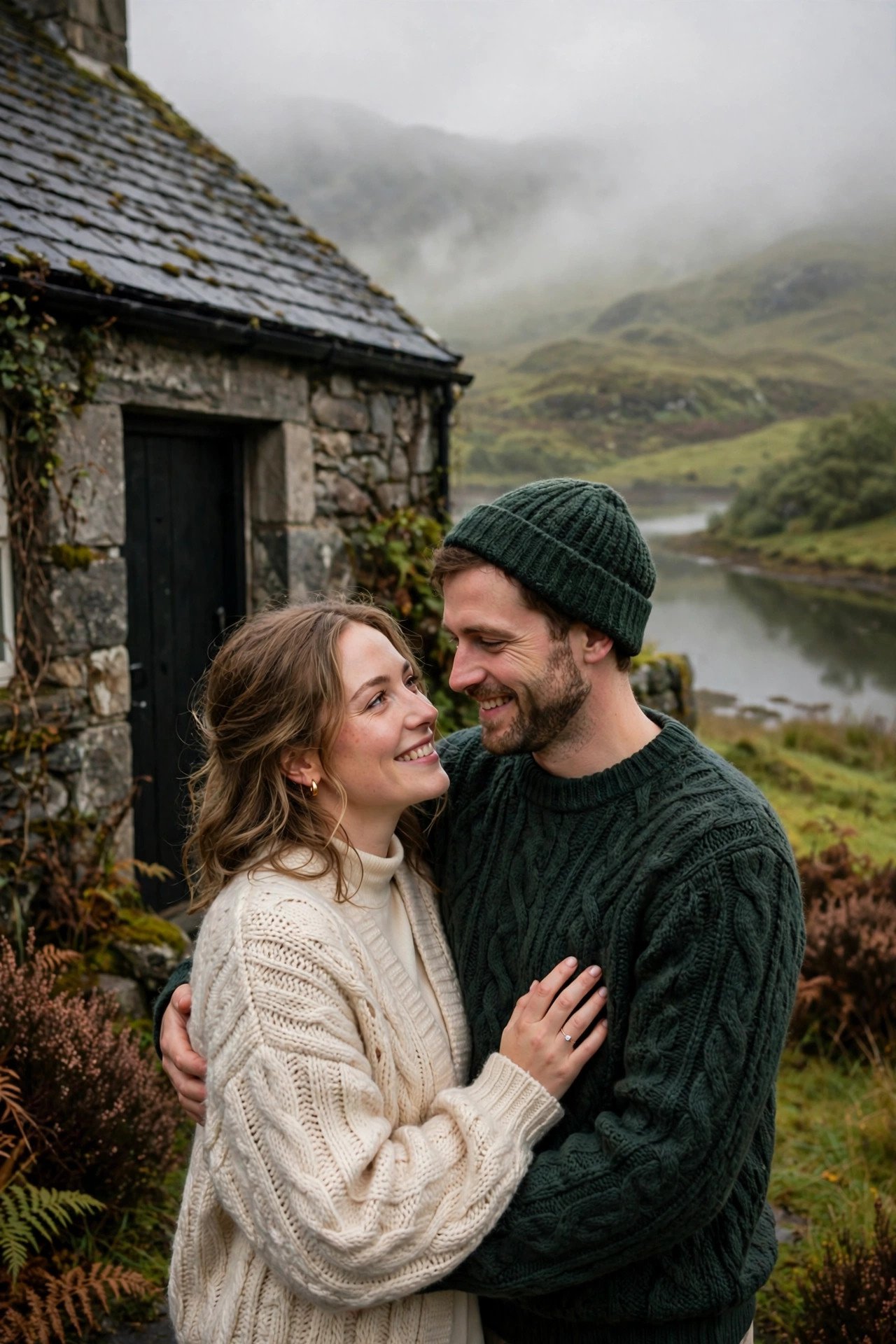 Honeymoon photo post displaying the hashtag HoneymoonInTheHighlands