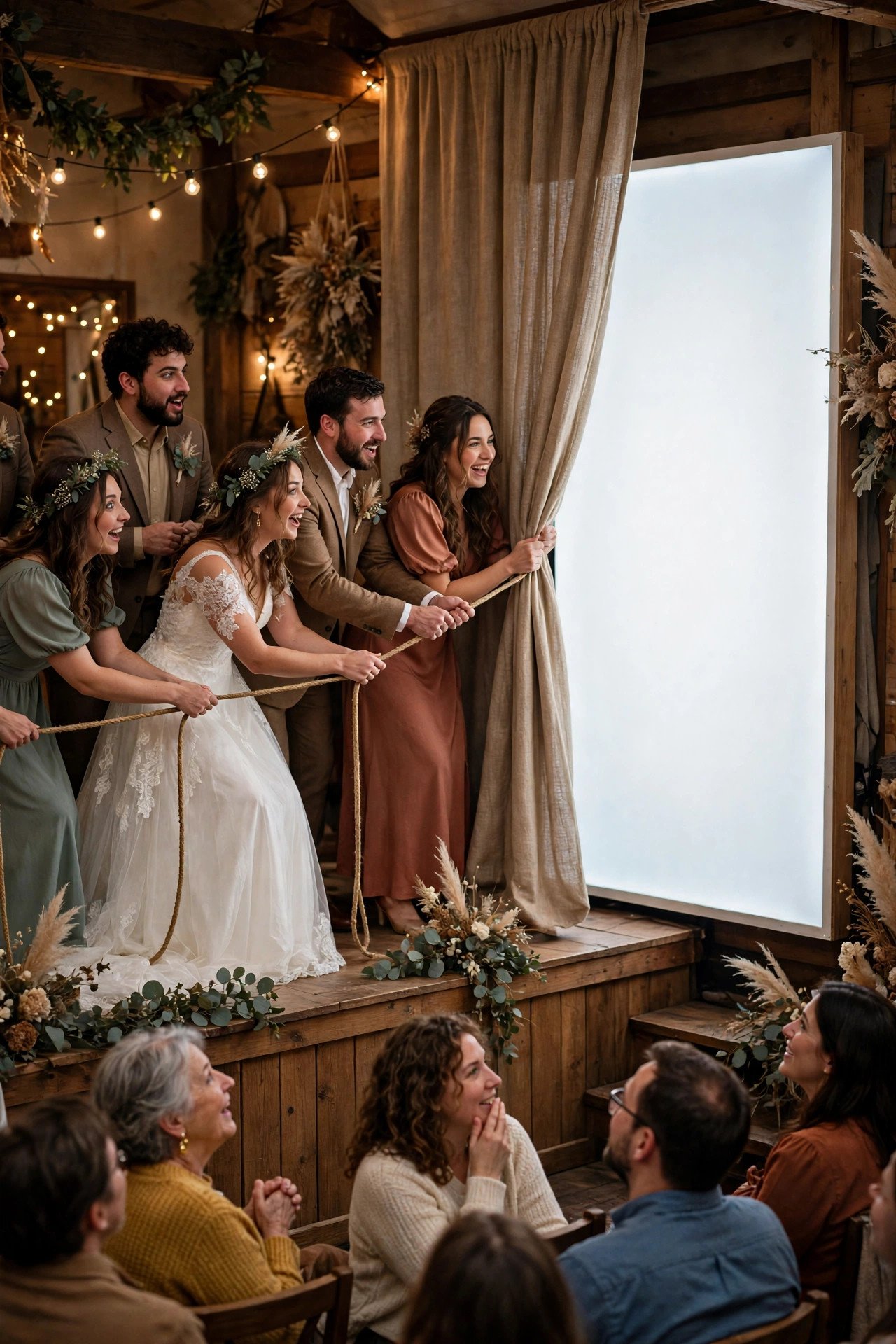 Wedding hashtag contest format: Wedding Party Finalist Reveal