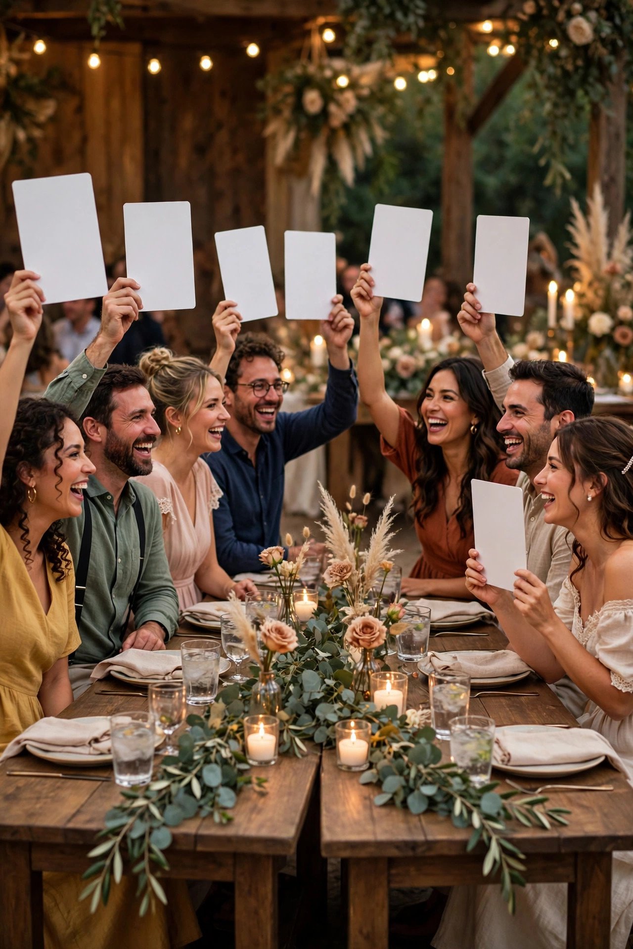 Wedding hashtag contest format: Table Versus Table Hashtag Bracket
