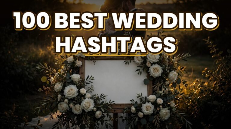 100 Best Wedding Hashtags (2027)