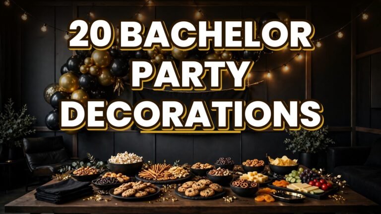 20 Bachelor Party Decorations (2027)