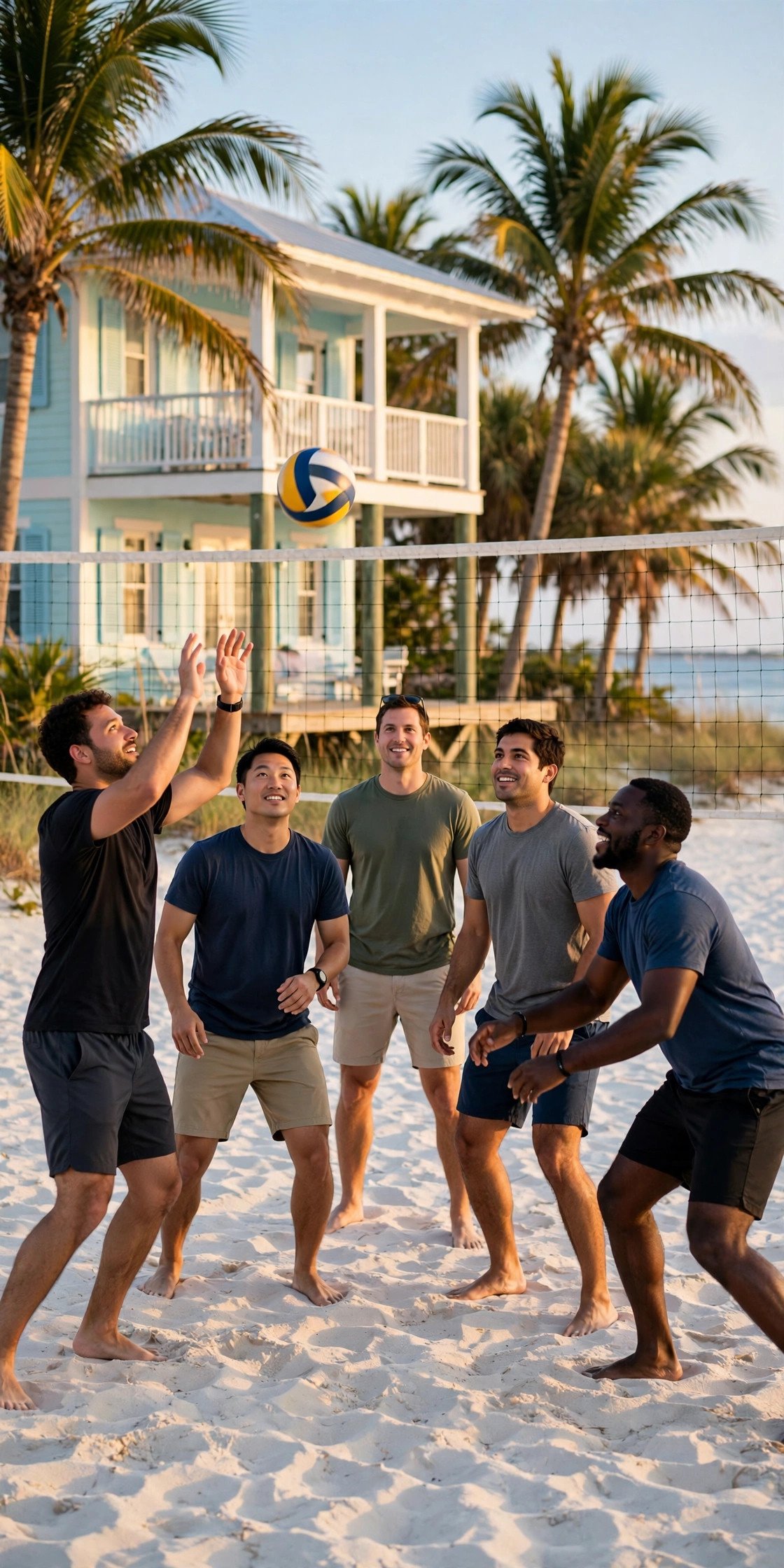 Bachelor party crew on a weekend getaway: Florida Beach House