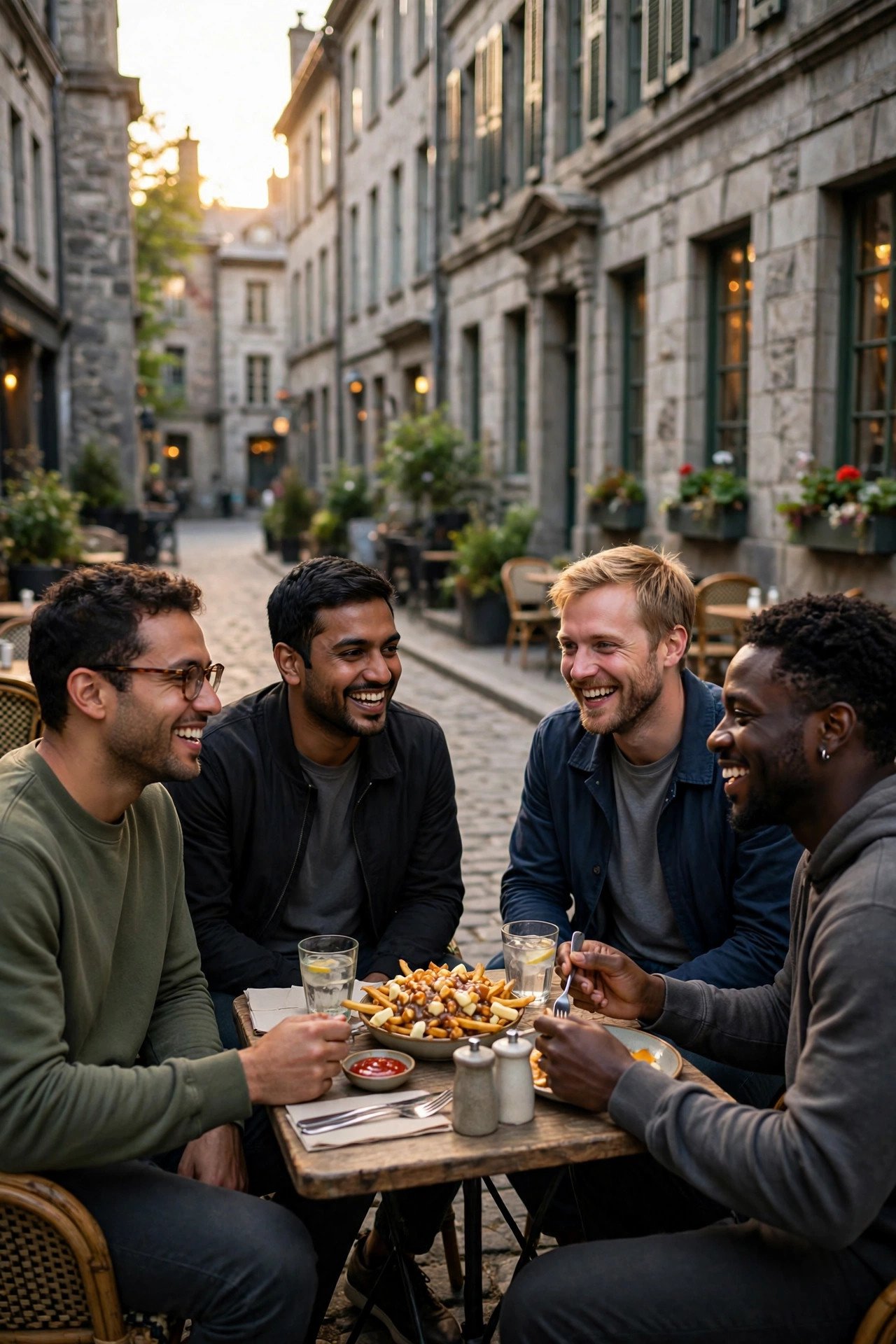 Bachelor party crew on a weekend getaway: Montreal Old Town Weekend