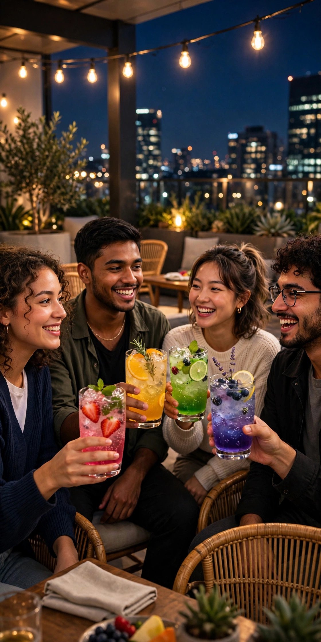 Bachelor party itinerary idea: Saturday Night Mocktail Toast