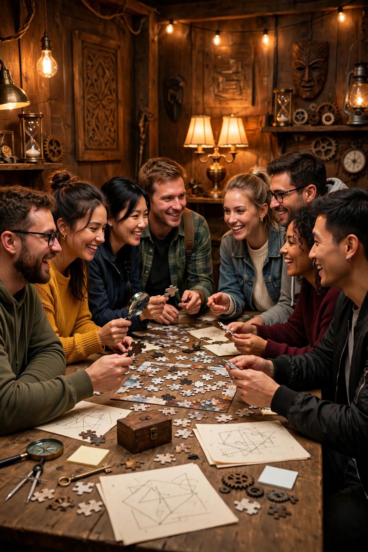Joint bachelor bachelorette idea: Escape Room Split Teams