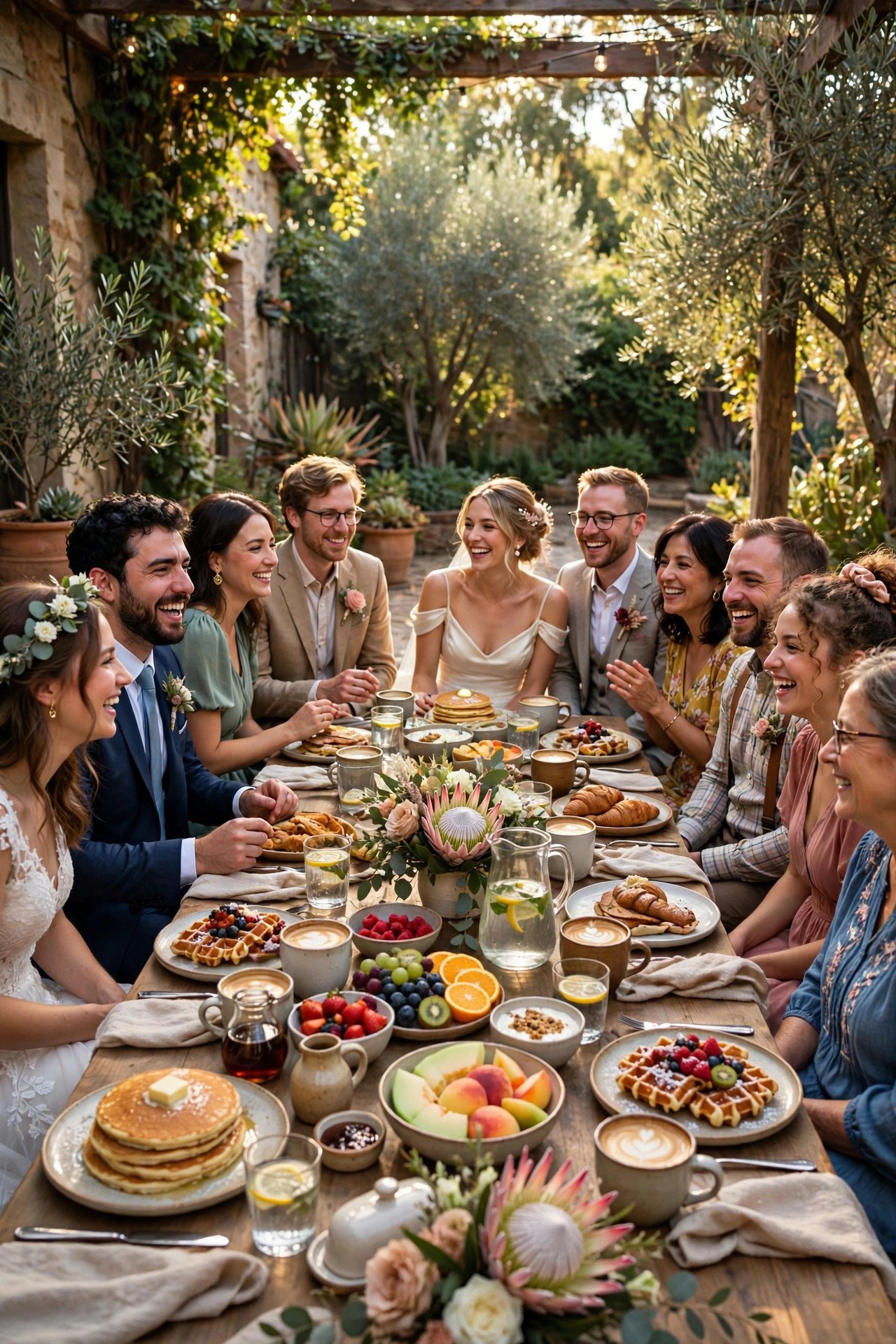 Joint bachelor bachelorette idea: Brunch Finale Together