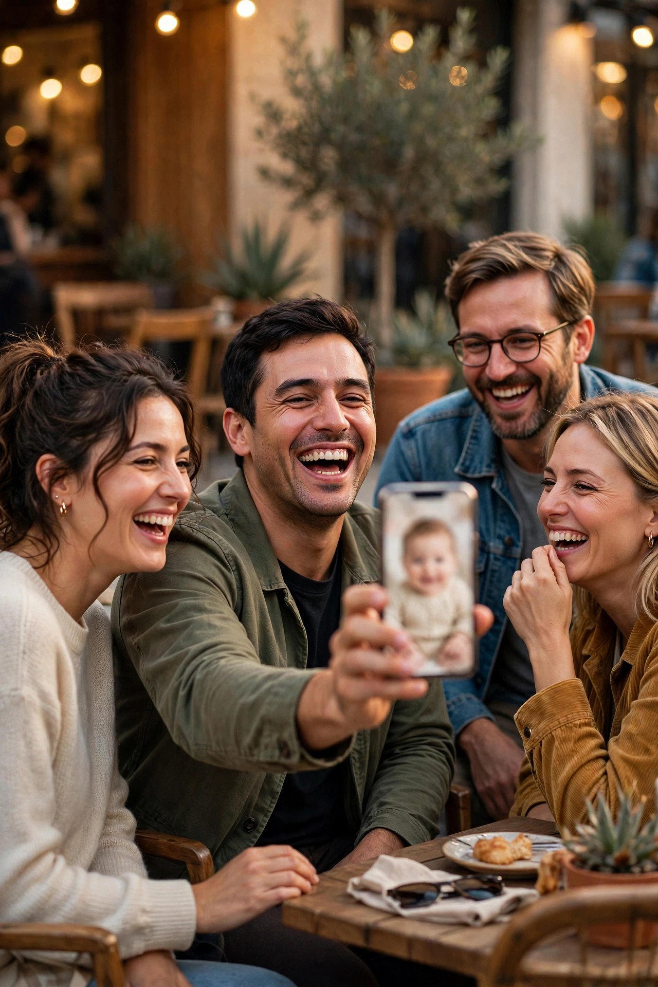 Bachelor party prank idea: Baby Photo Phone Wallpaper
