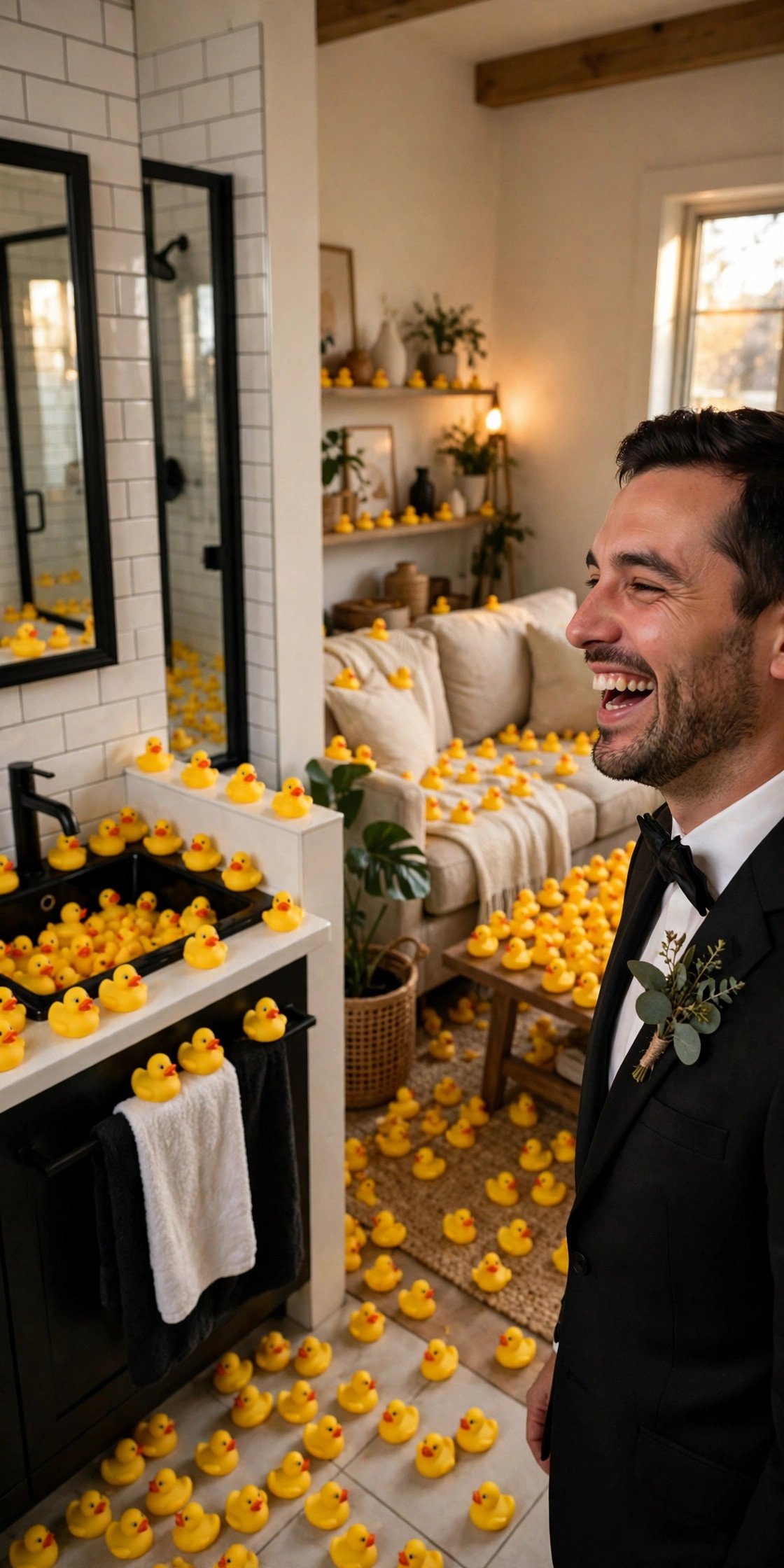 Bachelor party prank idea: Rubber Ducks Everywhere