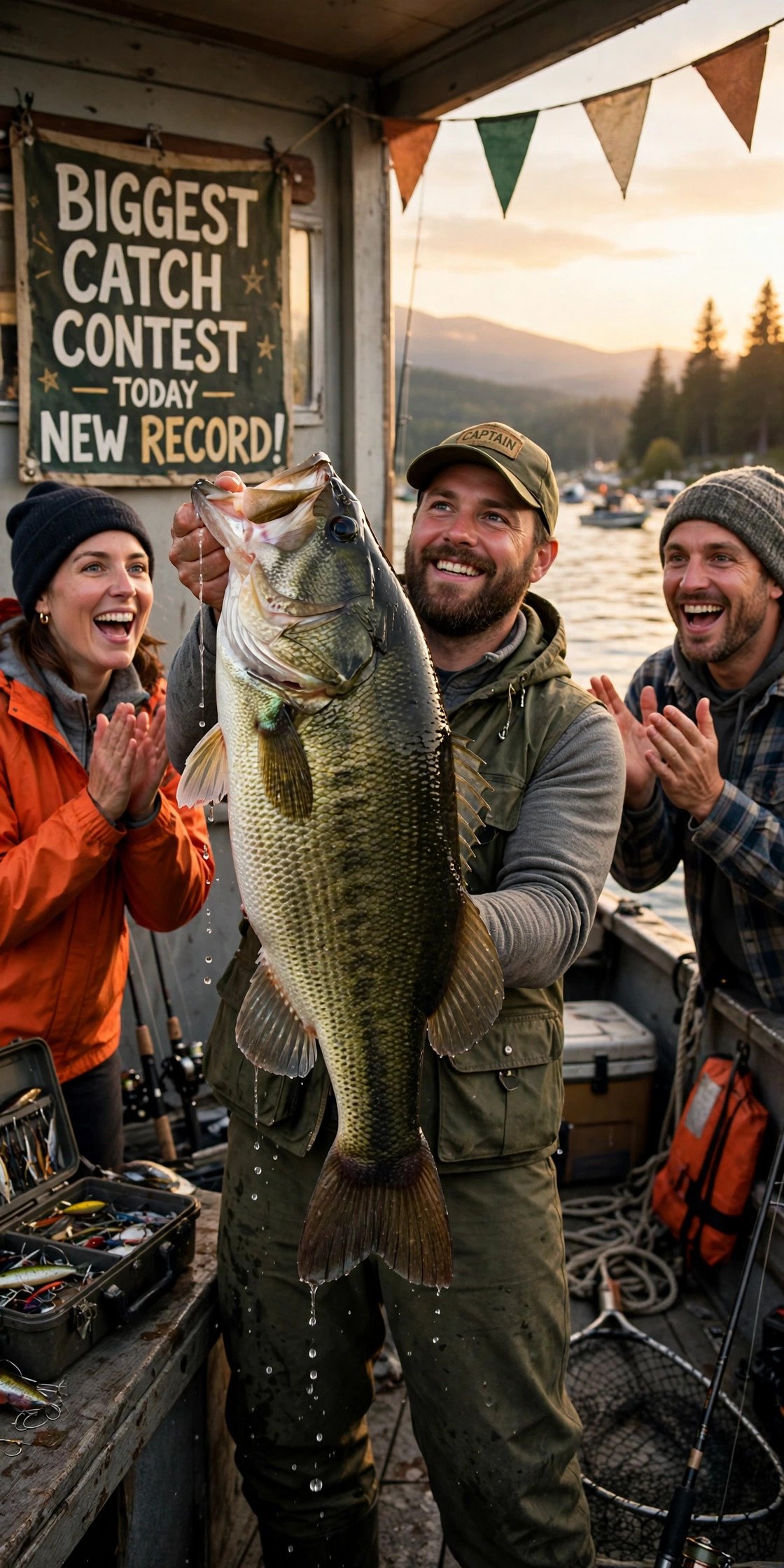 Fishing bachelor getaway idea: Run a Biggest Catch Contest
