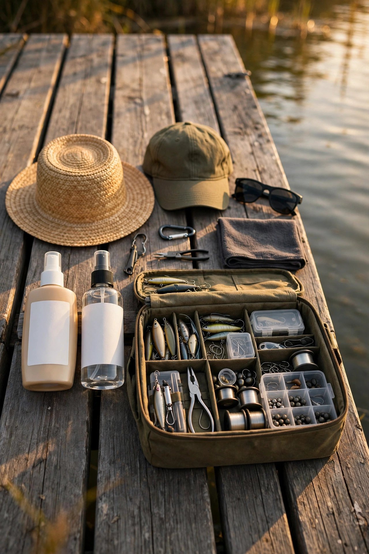 Fishing bachelor getaway idea: Pack Sun & Bug Essentials