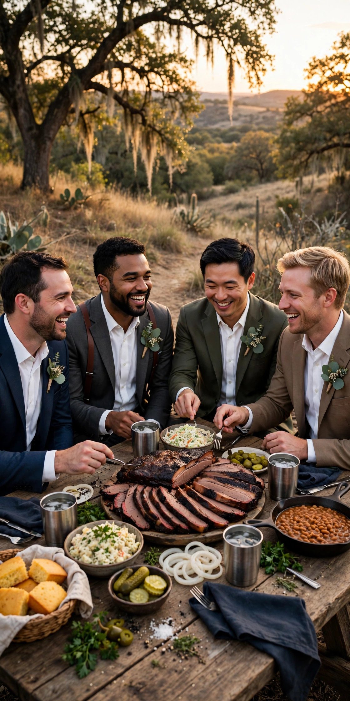 BBQ Brisket Trail Feast — Austin bachelor party weekend with the groom and groomsmen